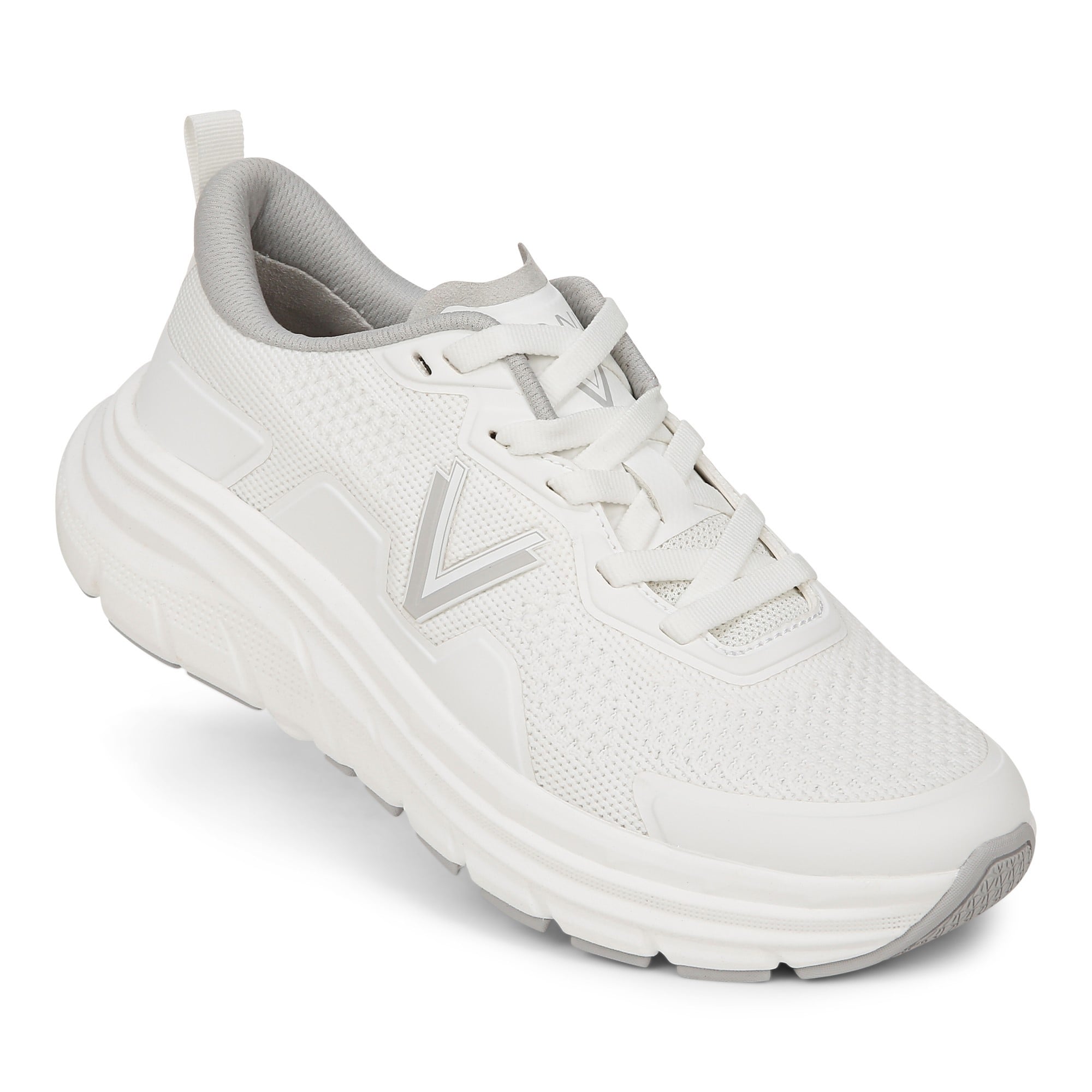 Vionic Walk Max Women's Lace Up Comfort Sneaker - White - WALK MAX-I8711M1100-WHITE-13fl-med