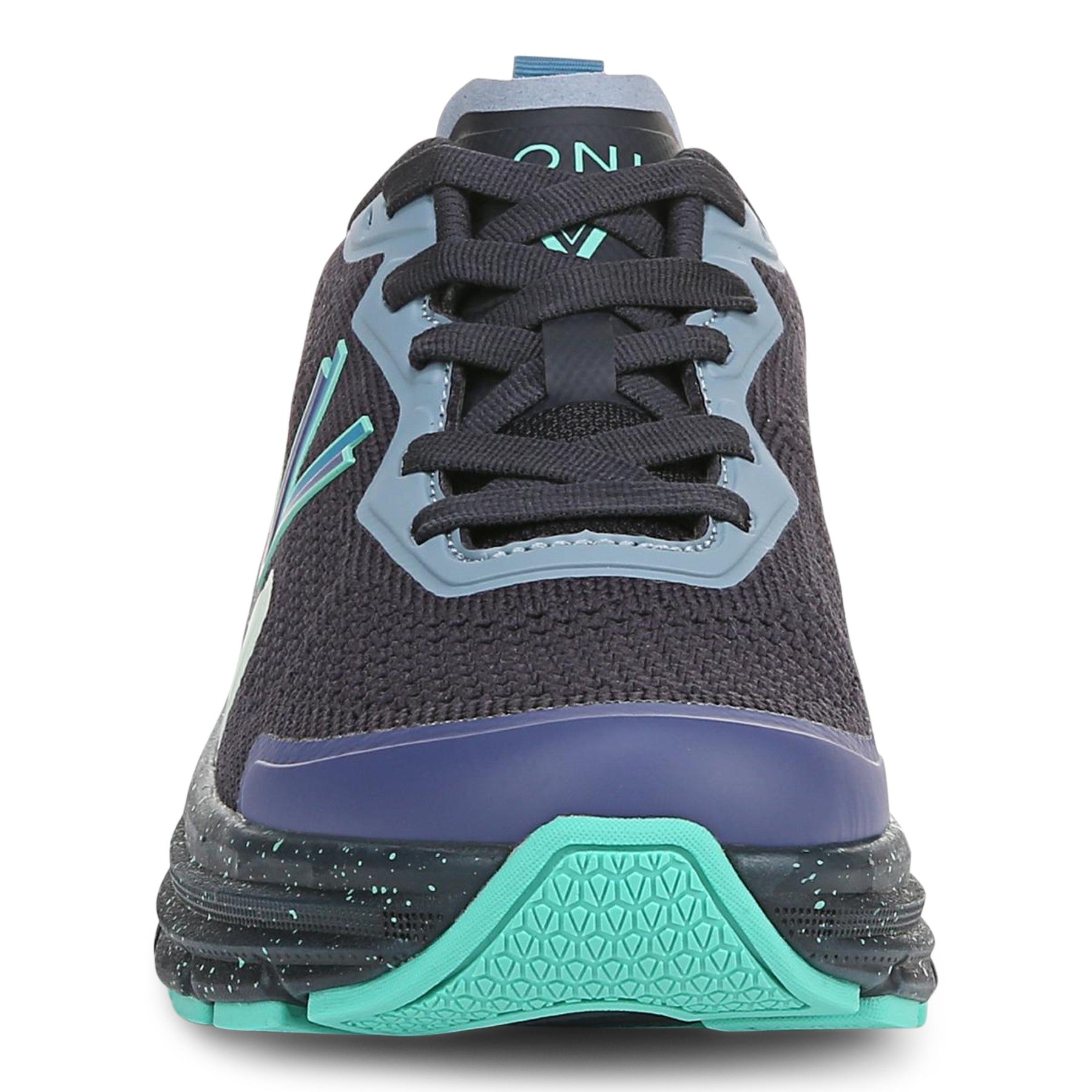 Vionic Walk Max Women's Lace Up Comfort Sneaker - Navy Blazer Multi - Front