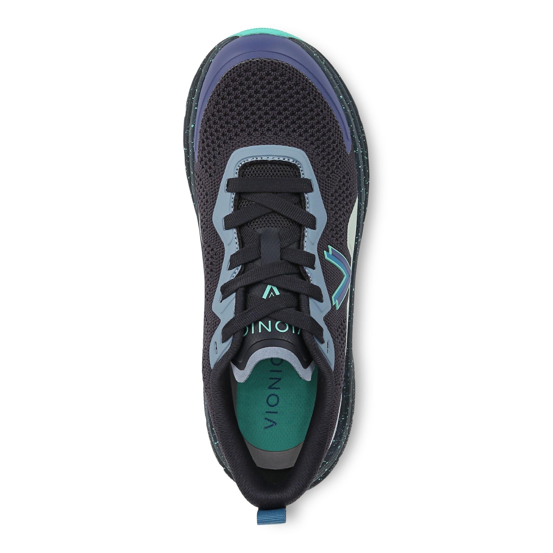 Vionic Walk Max Women's Lace Up Comfort Sneaker - Navy Blazer Multi - Top