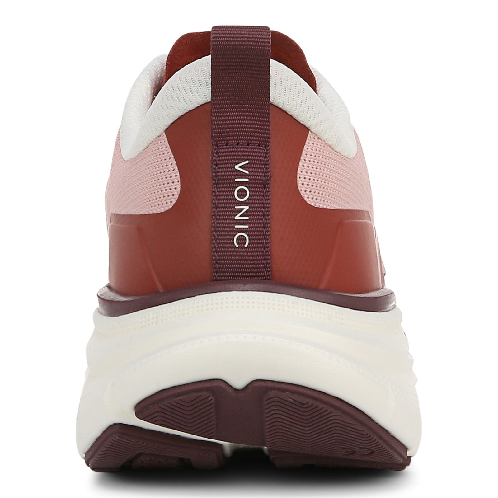 Vionic Walk Max Women's Lace Up Comfort Sneaker - Crystal Rose/Syrah - Back