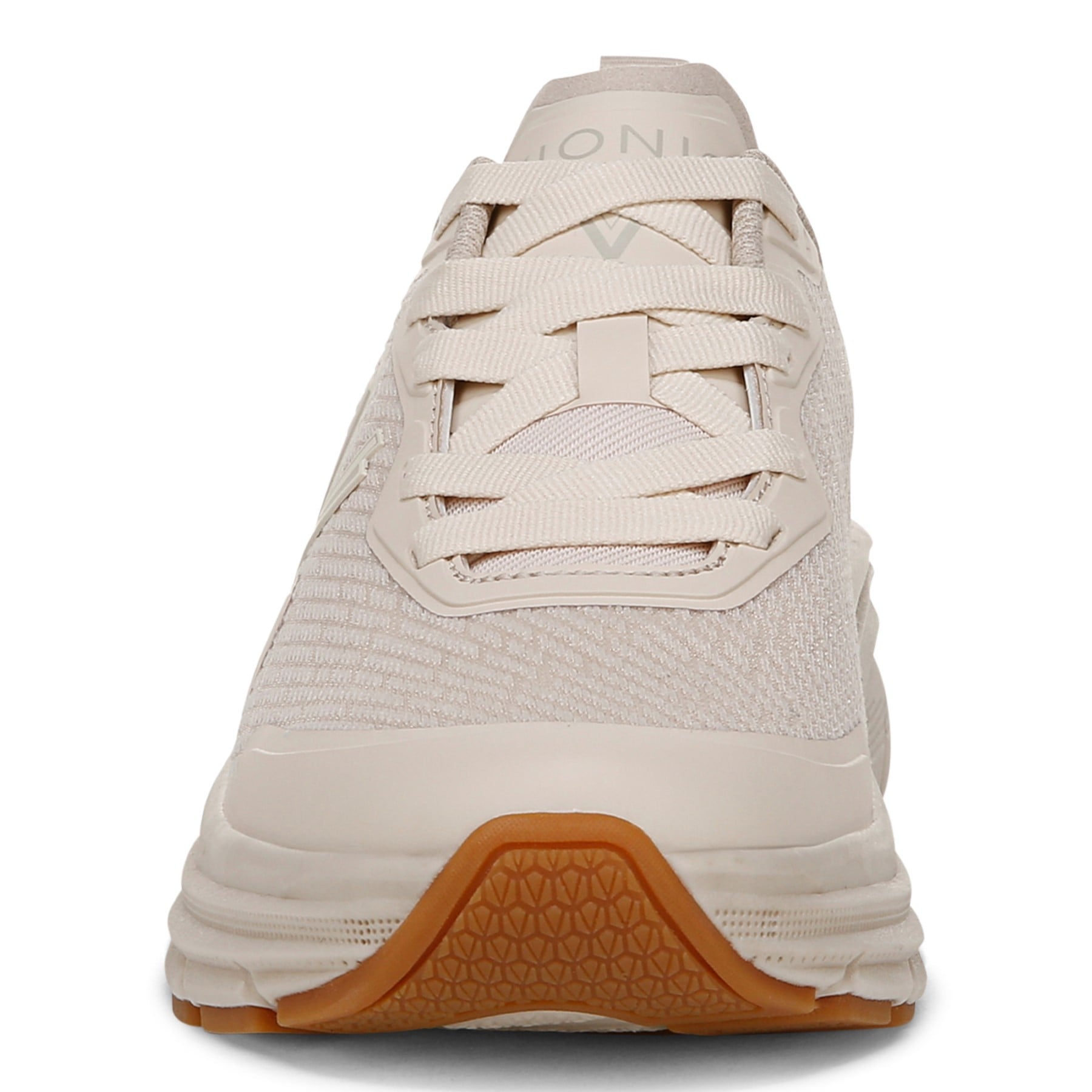 Vionic Walk Max Women's Lace Up Comfort Sneaker - Parchment - Front