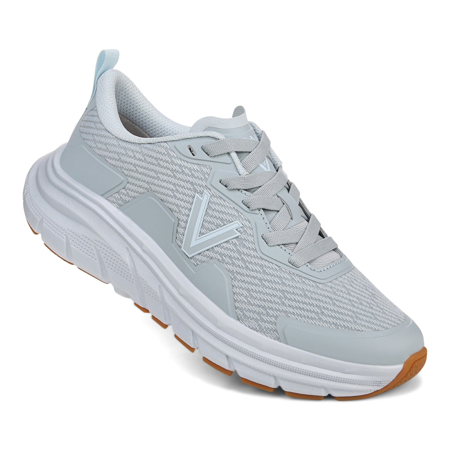 Vionic Walk Max Women's Lace Up Comfort Sneaker - Vintage Blue Haze - WALK MAX-I8711M2402-VINTAGE BLUE HAZE-13fl-med