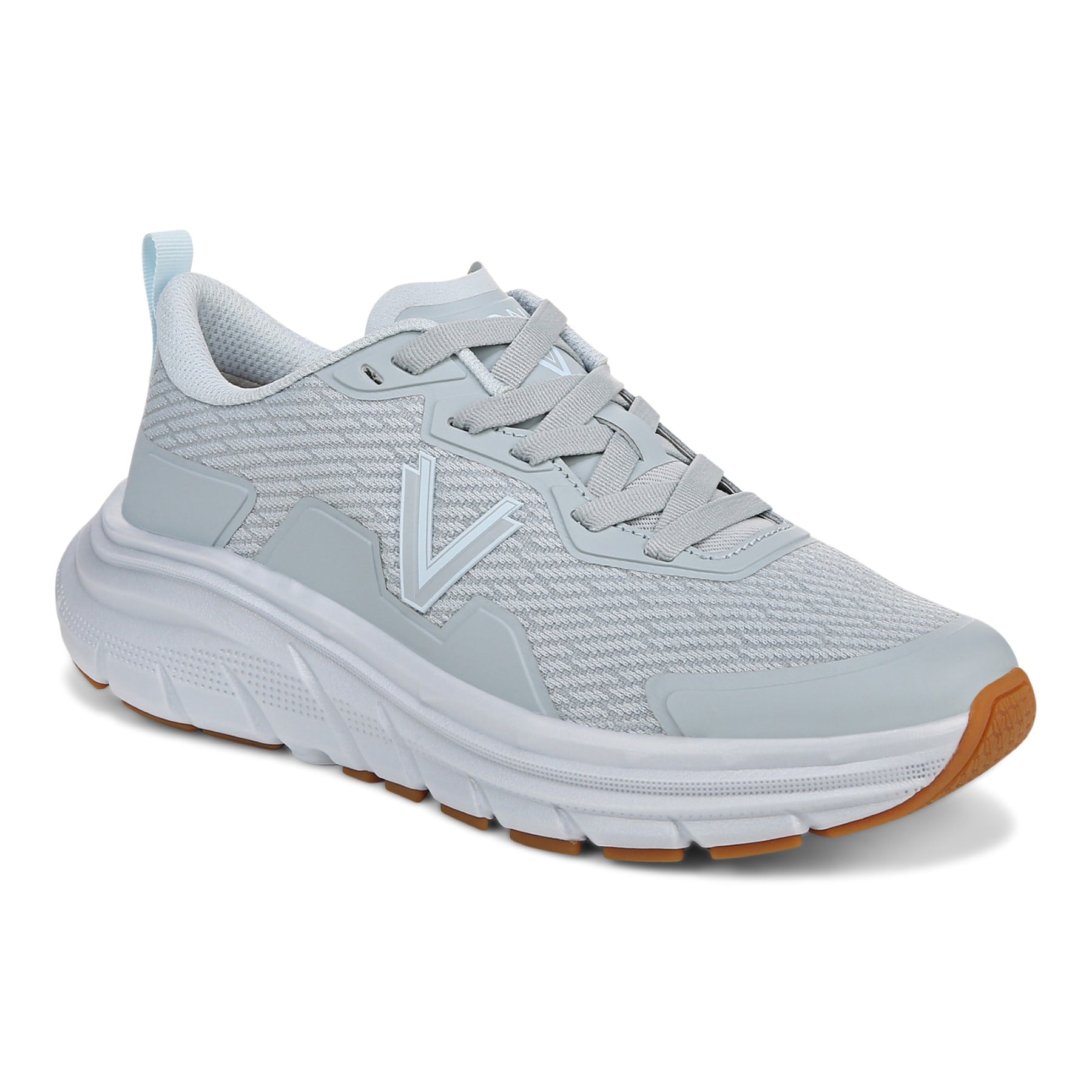 Vionic Walk Max Women's Lace Up Comfort Sneaker in Vintage Blue Haze