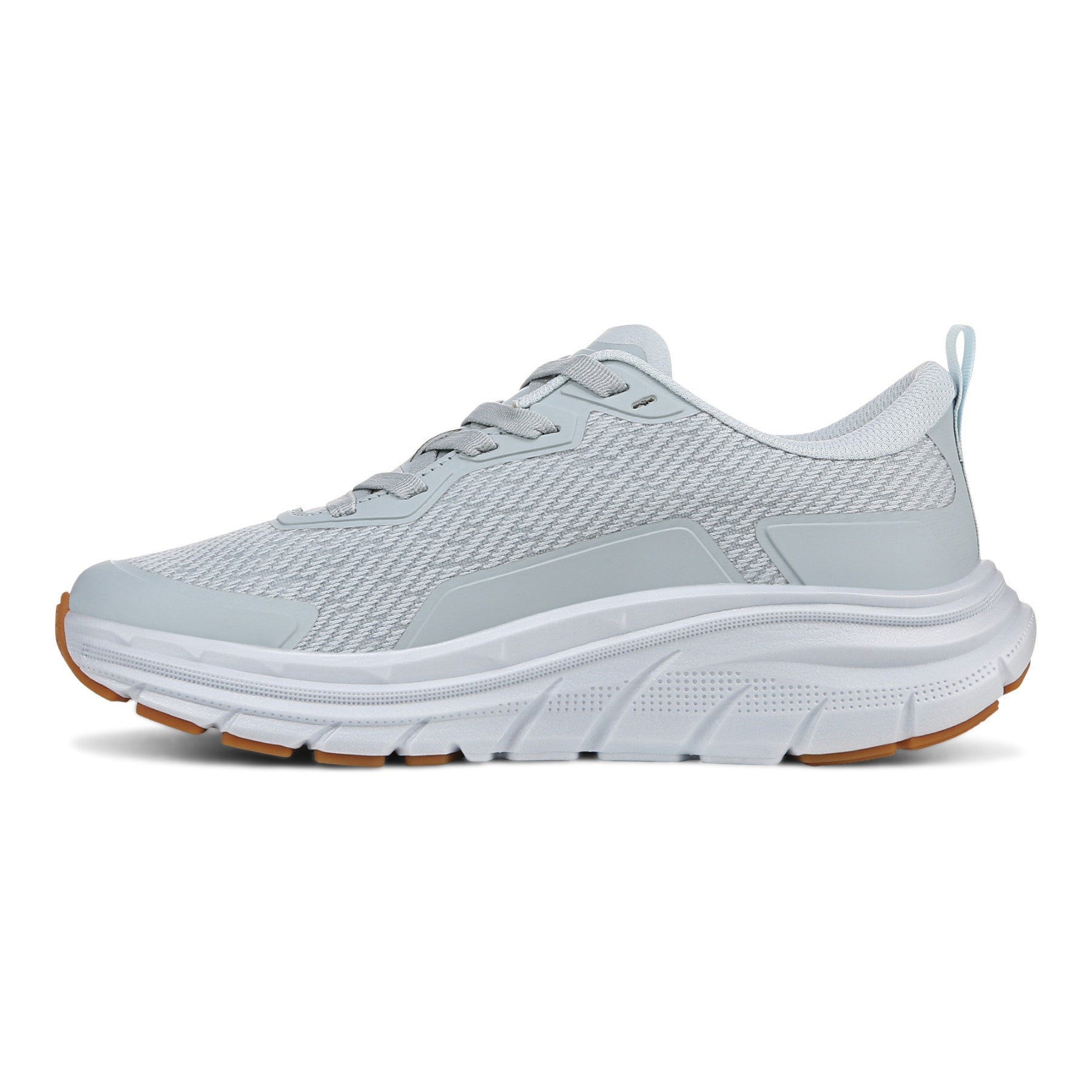 Vionic Walk Max Women's Lace Up Comfort Sneaker - Vintage Blue Haze - Left Side