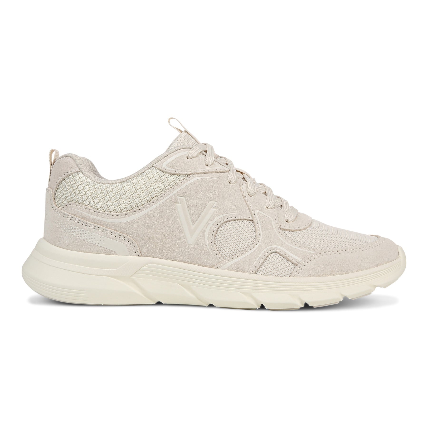 Vionic Walk Parkside Women's Walking Sneaker with Arch Support - Cream - Right side