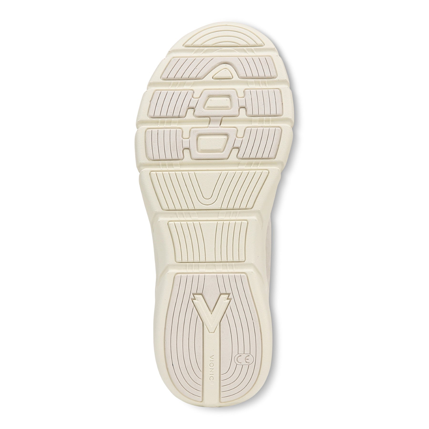 Vionic Walk Parkside Women's Walking Sneaker with Arch Support - Cream - Bottom