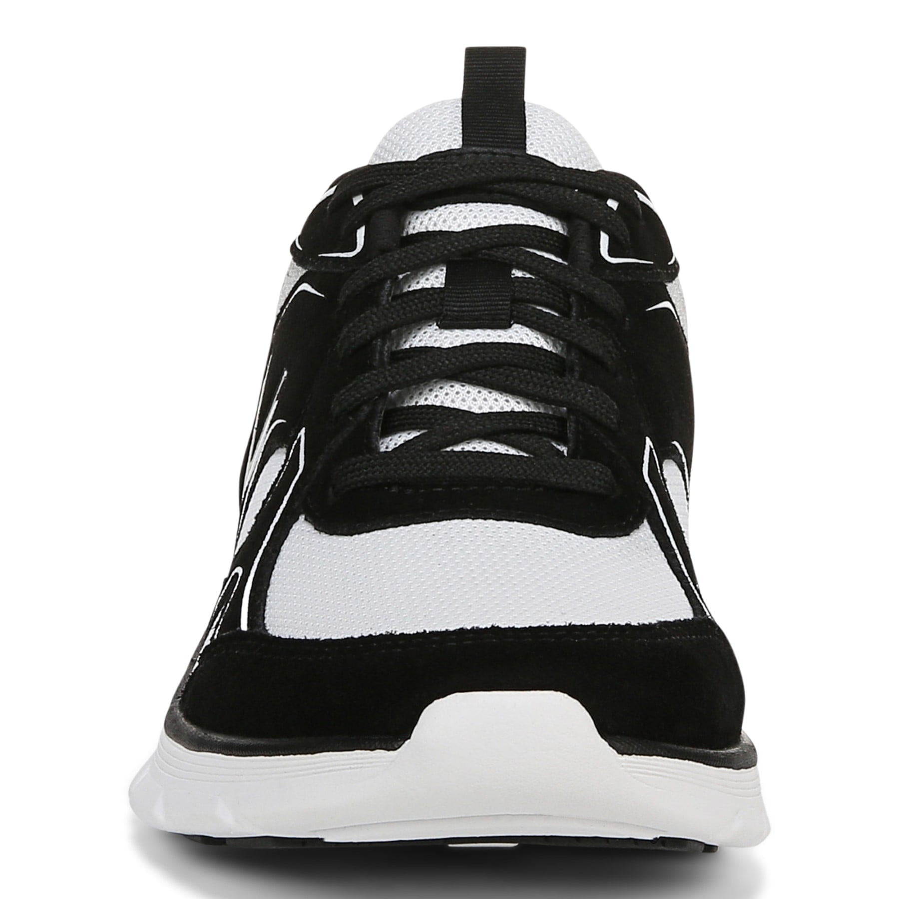Vionic Walk Parkside Women's Walking Sneaker with Arch Support - White/black - Front