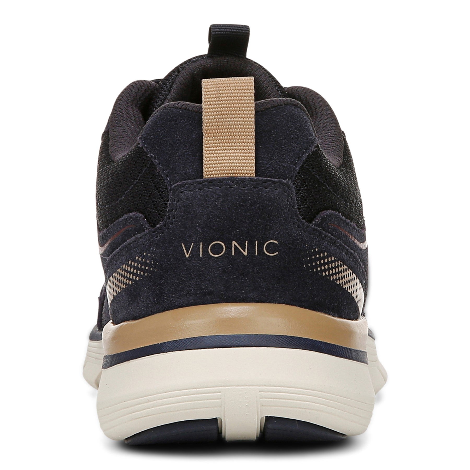 Vionic Walk Parkside Women's Walking Sneaker with Arch Support - Navy Blazer/cherry Jubilee - Back