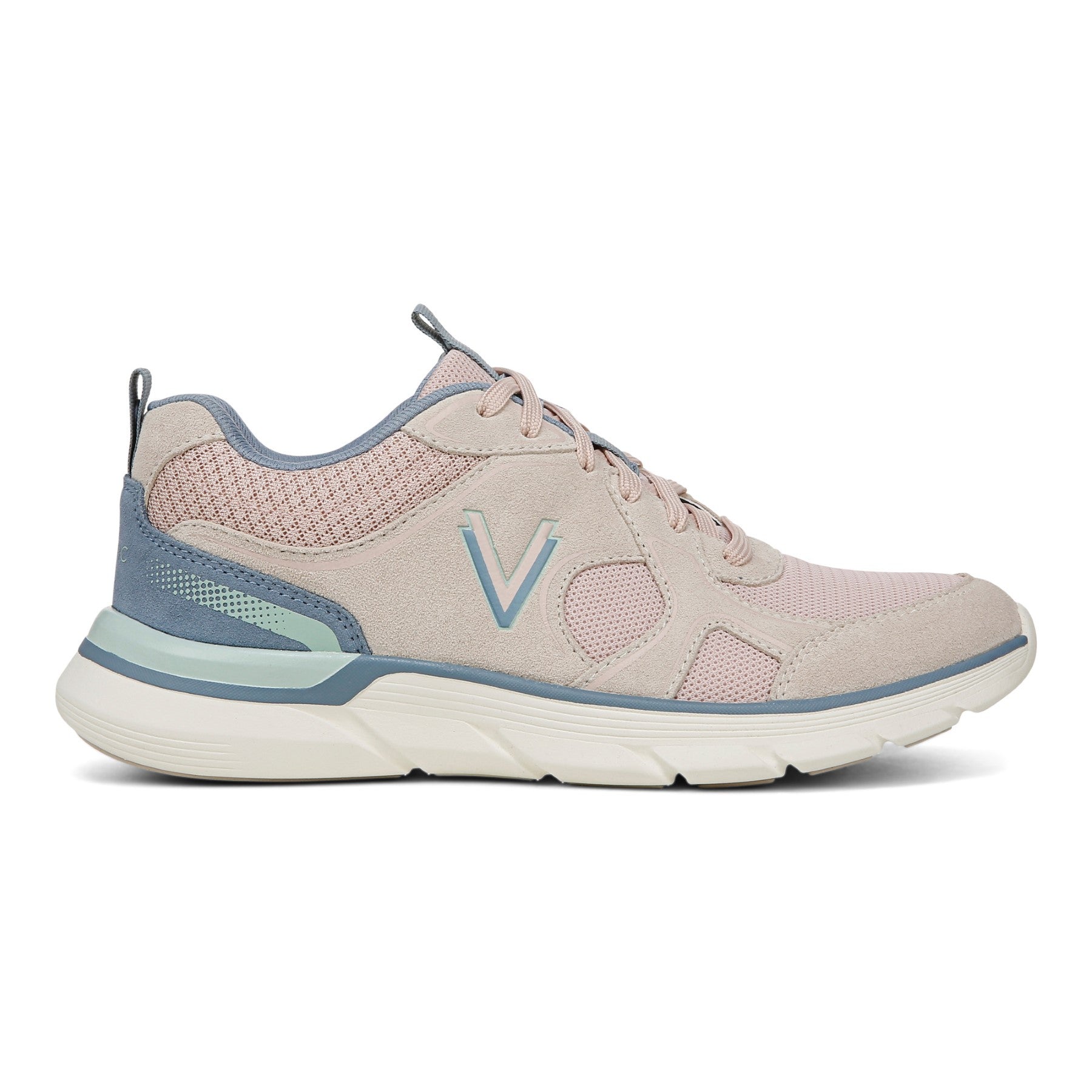 Vionic Walk Parkside Women's Walking Sneaker with Arch Support - Cameo Rose Multi - Right side