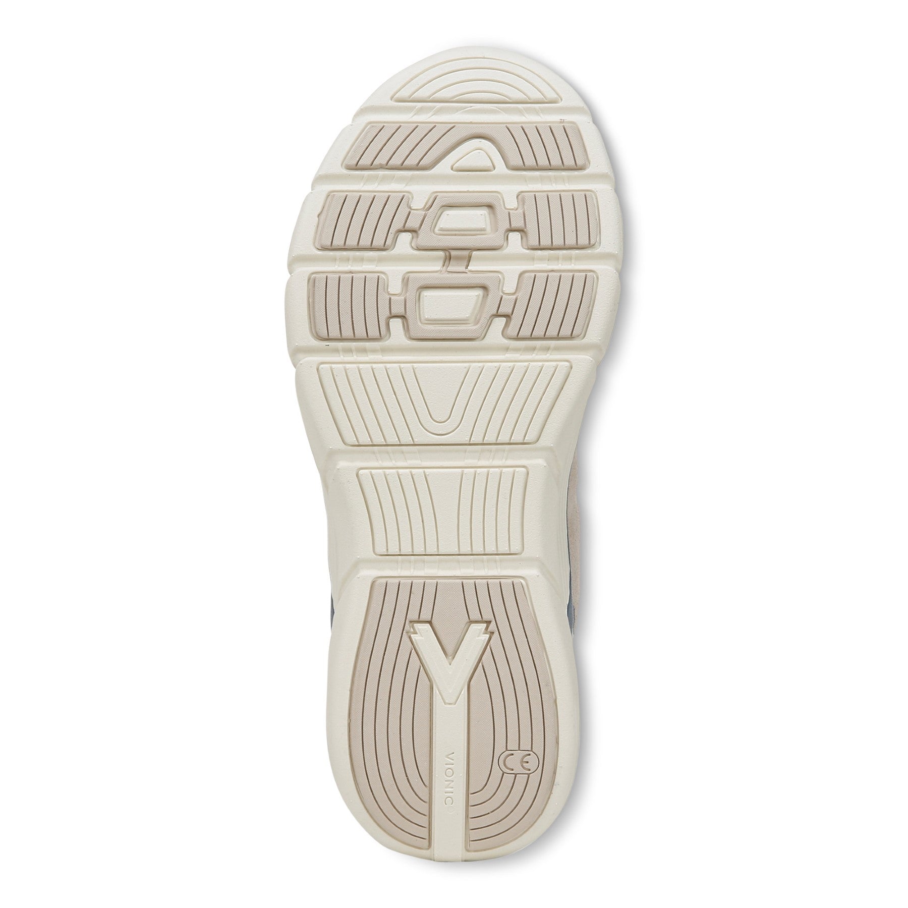 Vionic Walk Parkside Women's Walking Sneaker with Arch Support - Cameo Rose Multi - Bottom