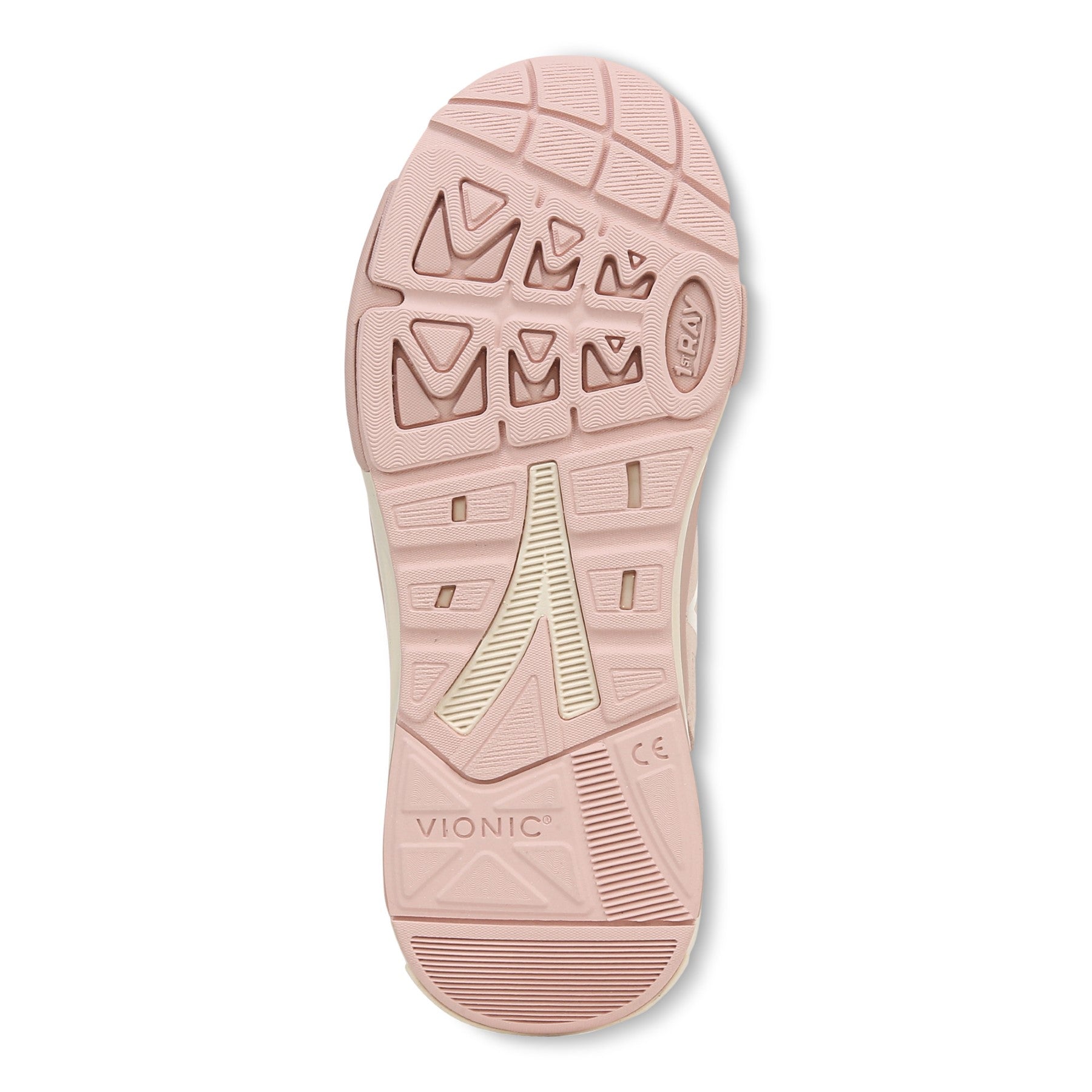 Vionic Walk Strider Women's Performance Walking Shoes - Cameo Rose - Bottom
