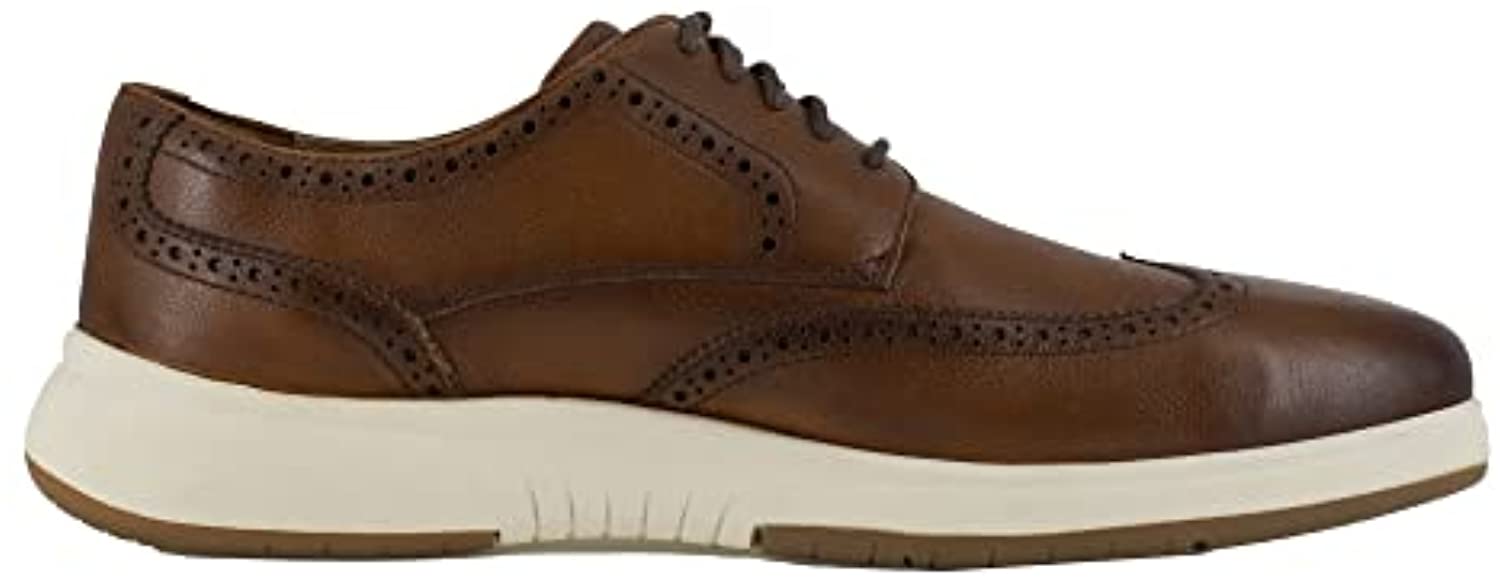 Florsheim Men's Flair Safety Toe Wingtip Work Oxford Industrial Shoe - Black