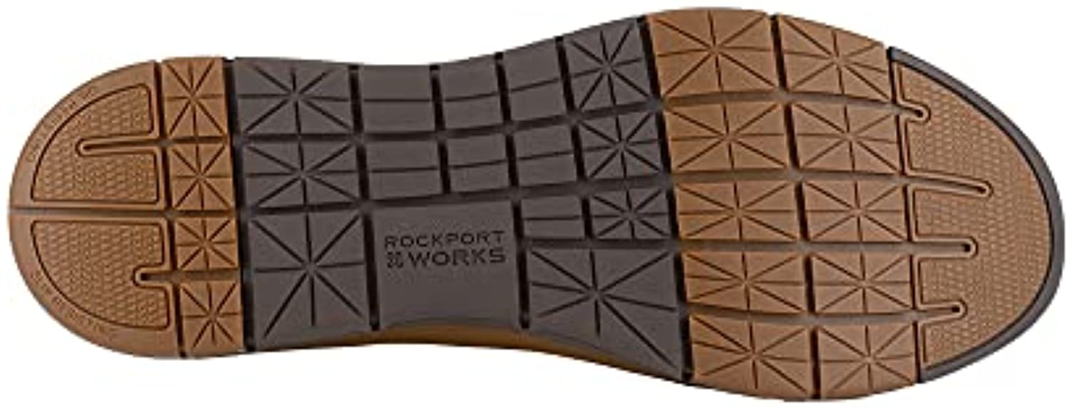 Rockport Men's Primetime Casuals Work Steel Toe Casual Slip-on SD35 - RB5710 - Brown