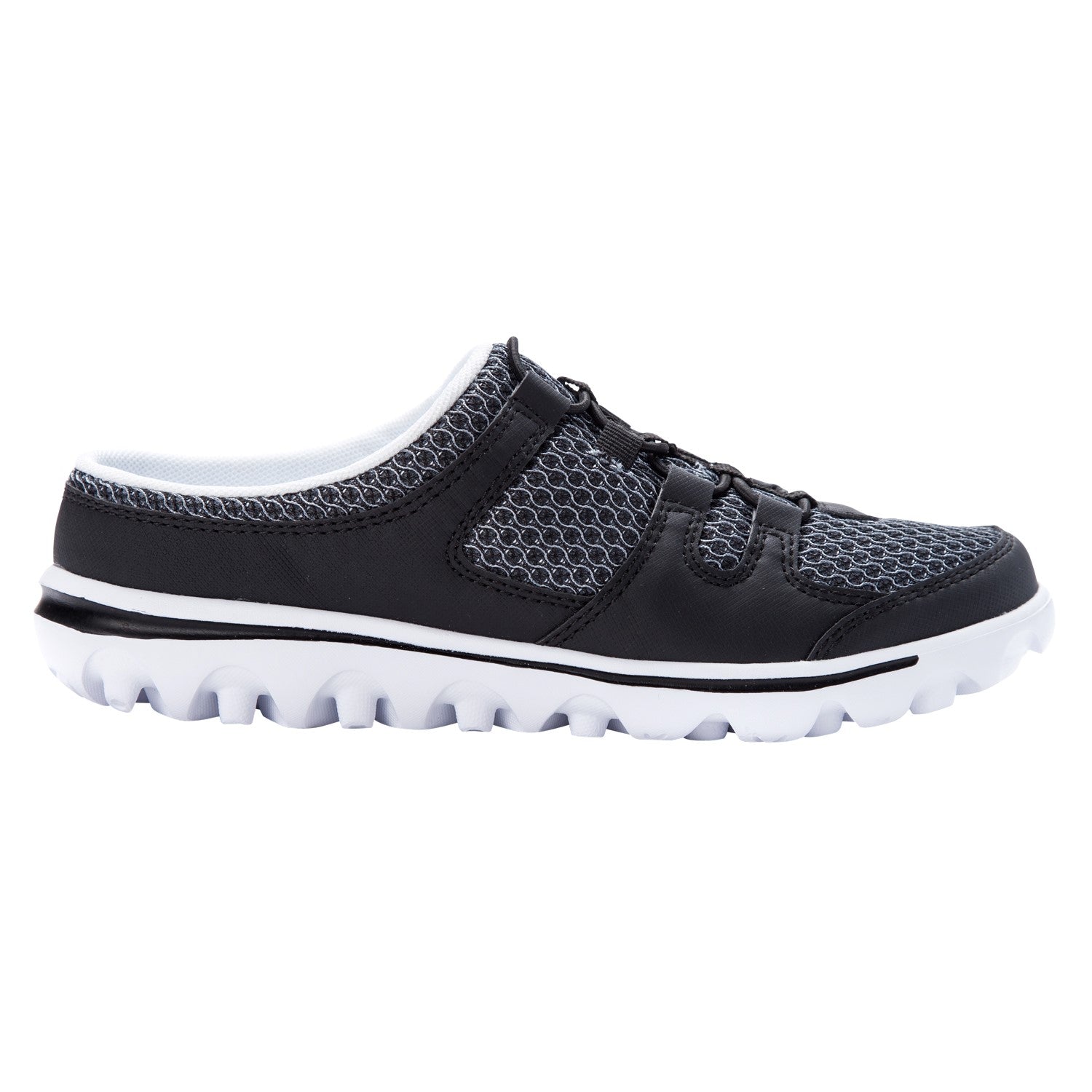 Propet TravelActiv Slide Womens Active Travel - Black - out-step view