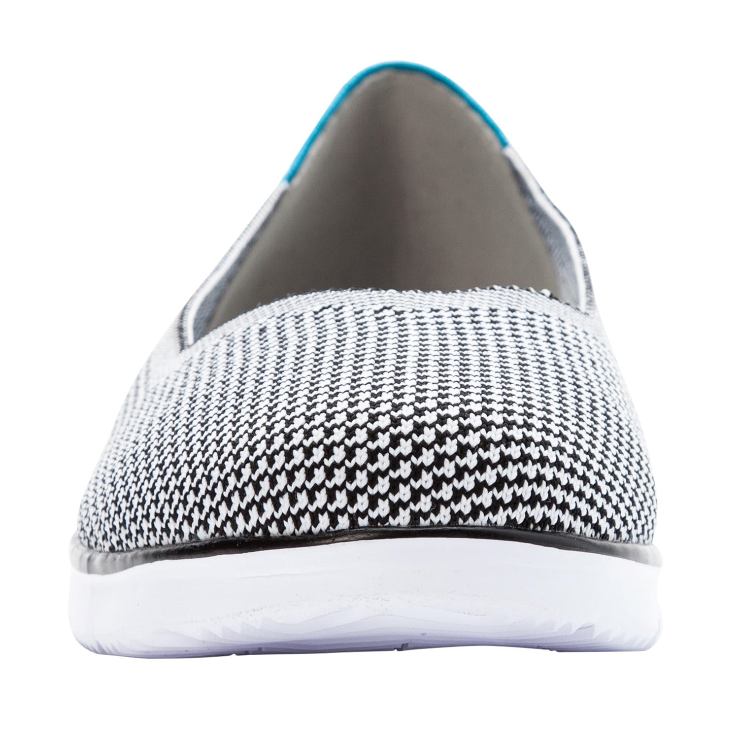 Propet TravelFit Flex Womens Casual - Black/White - front view