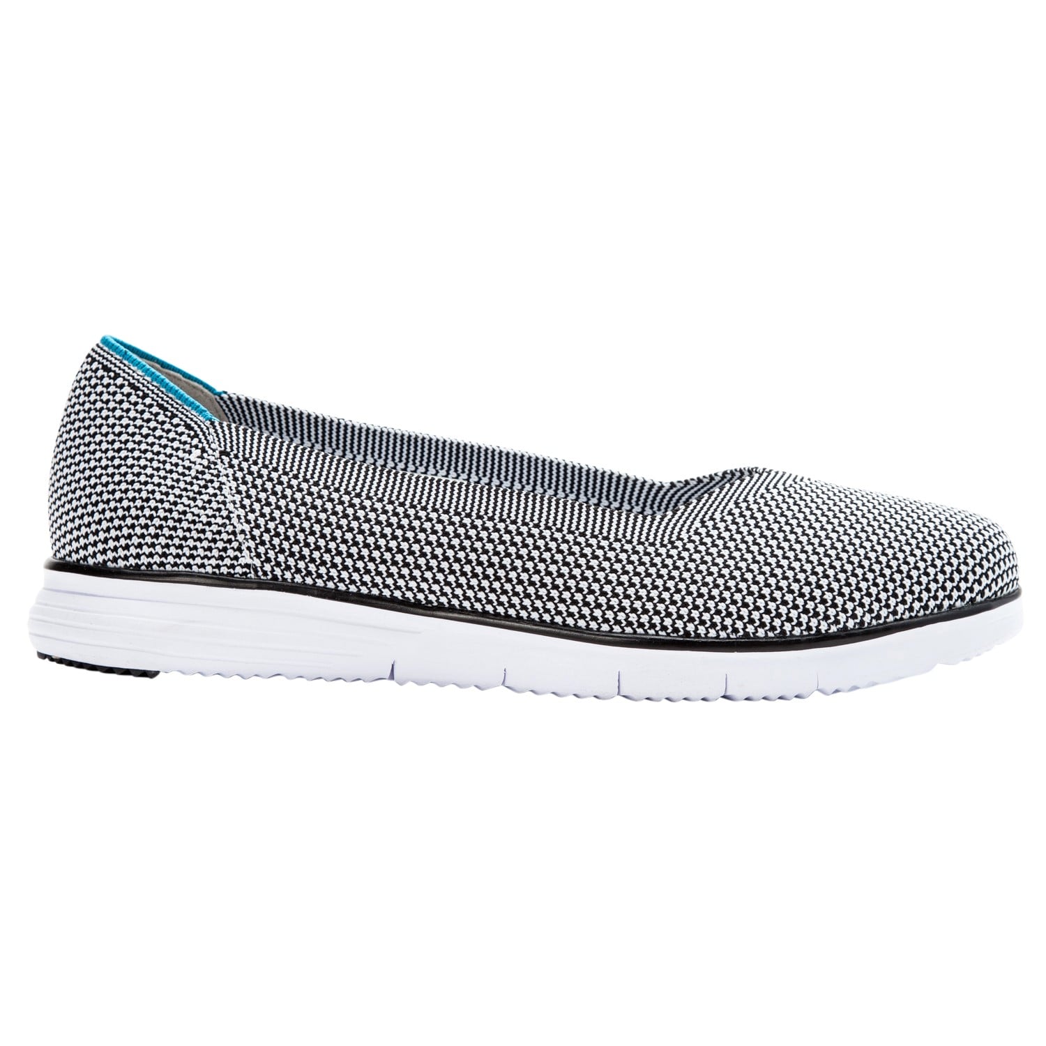 Propet TravelFit Flex Womens Casual - Black/White - out-step view