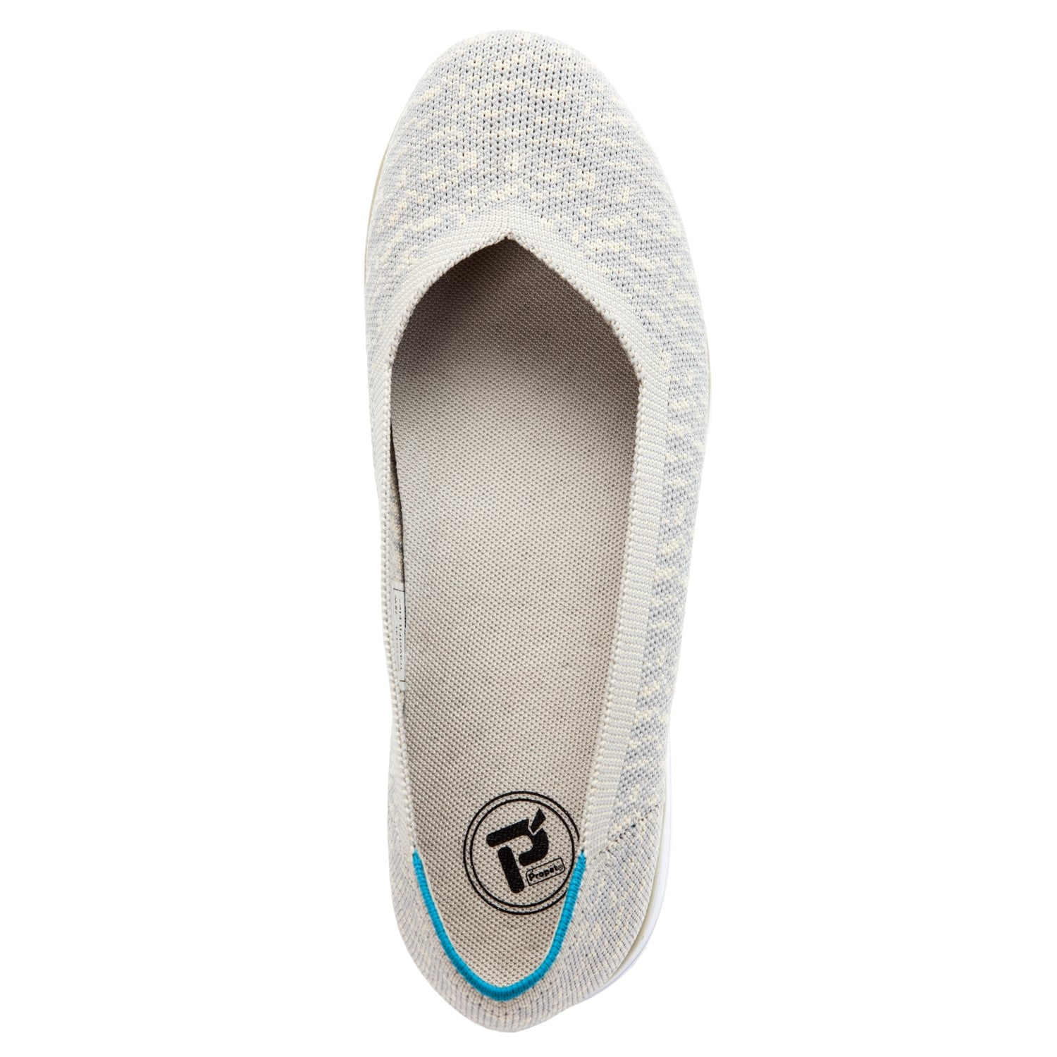 Propet TravelFit Flex Womens Casual - Taupe/Grey - top view