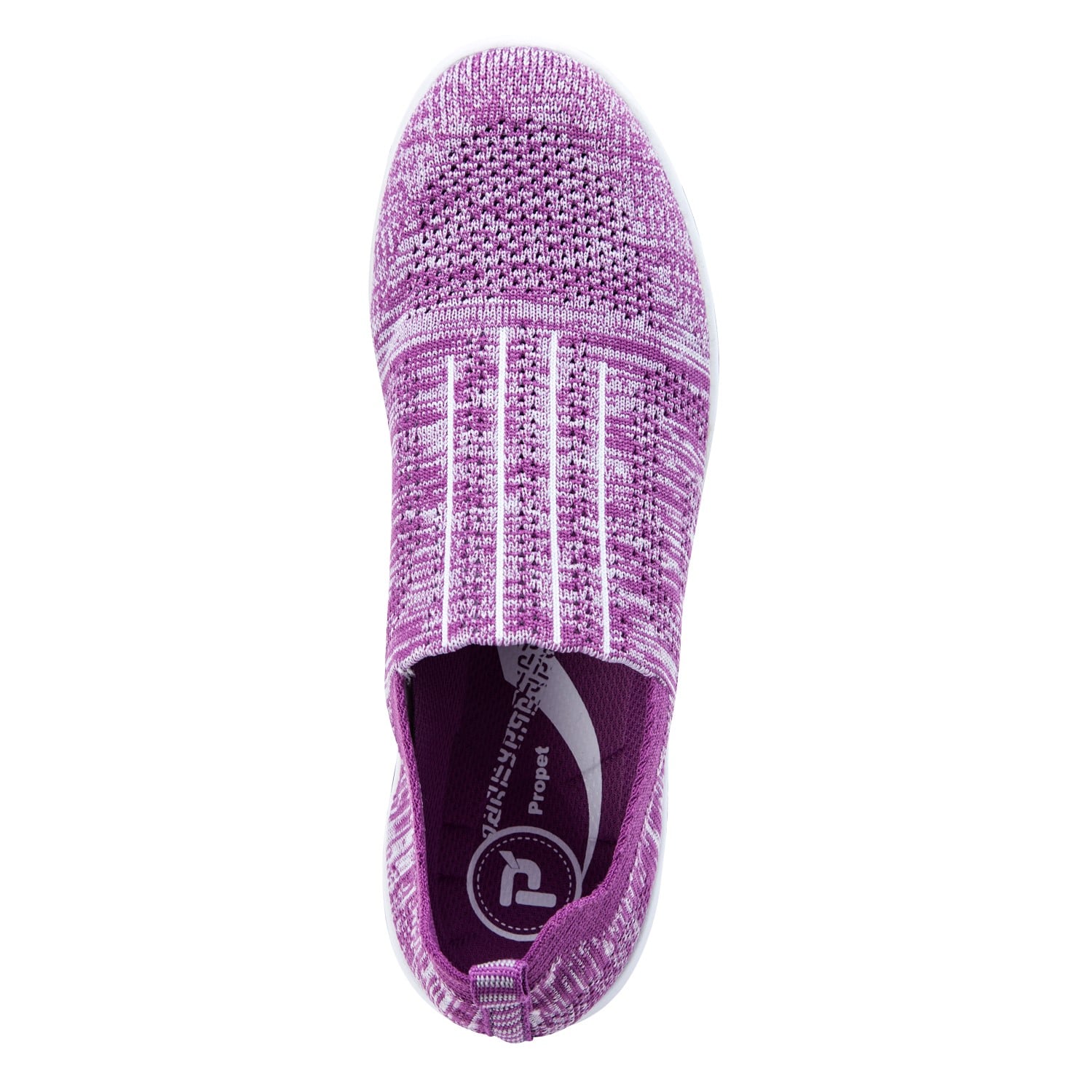 Propet TravelActiv Stretch Womens Active Travel - Berry - top view