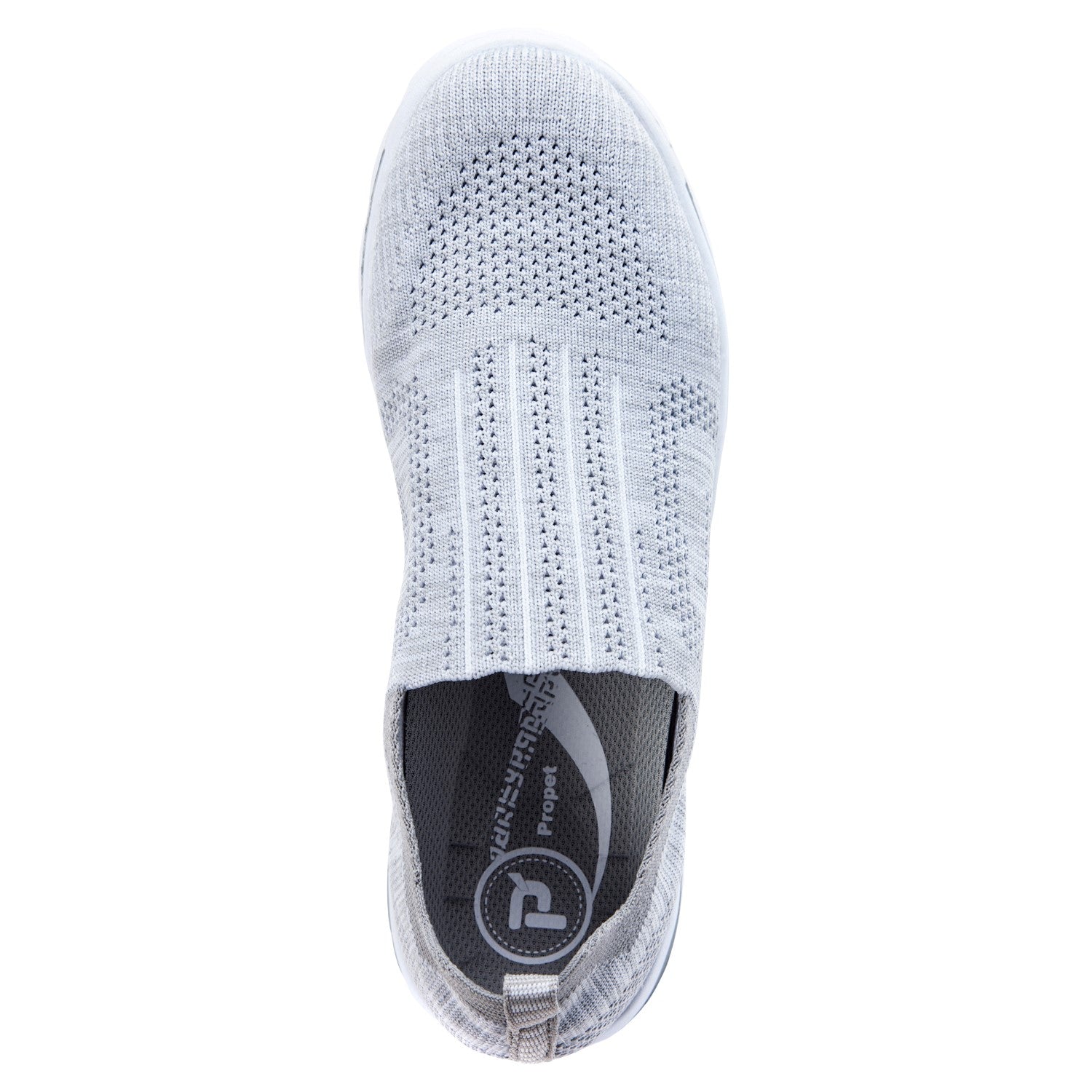 Propet TravelActiv Stretch Womens Active Travel - Grey - top view