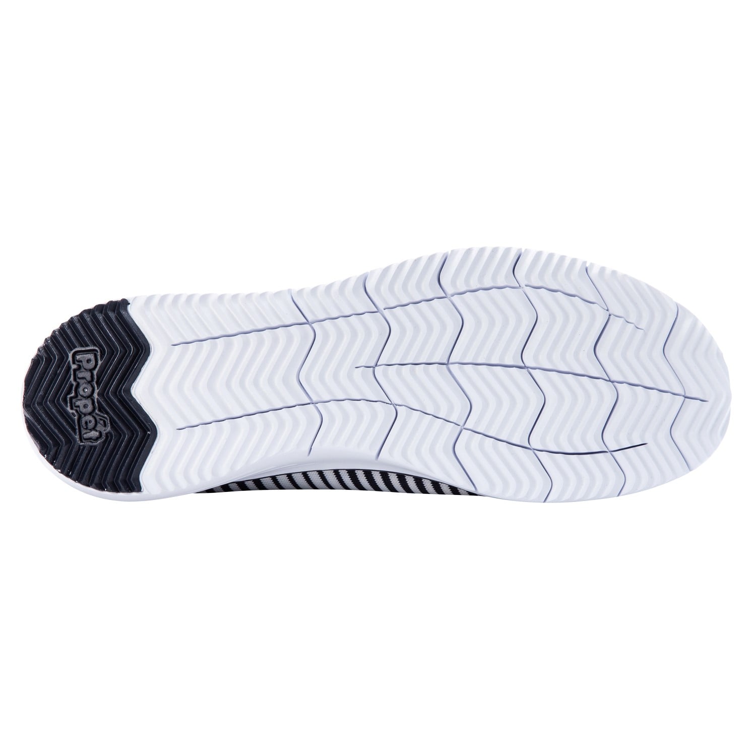Propet TravelFit Slipon Womens Active Travel - Navy/White - sole view