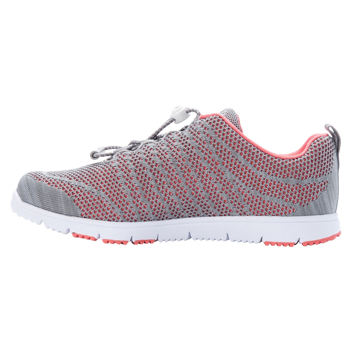 Propet TravelWalker Evo Womens Active Travel - Coral/Grey - instep view