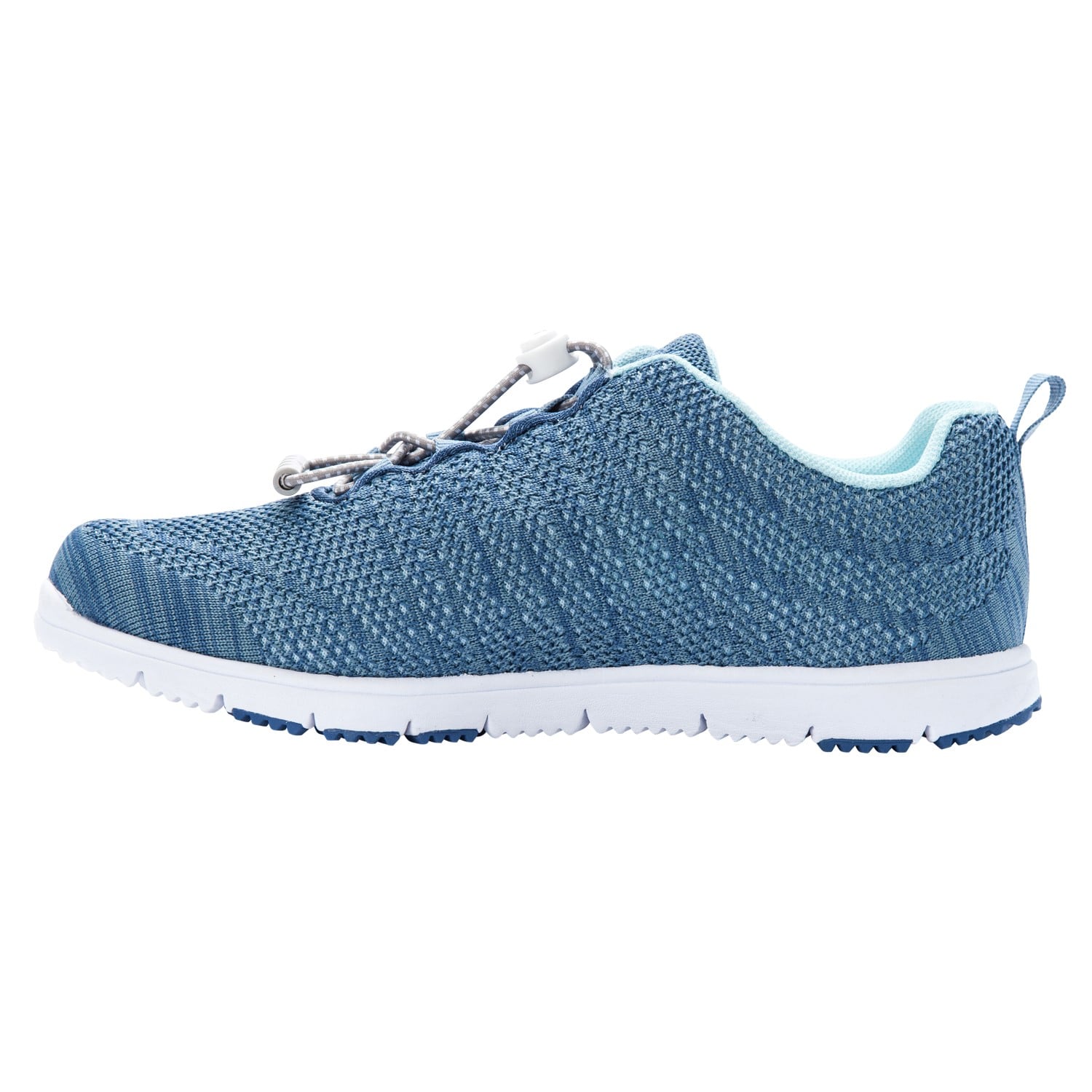 Propet TravelWalker Evo Womens Active Travel - Denim/Lt Blue - instep view