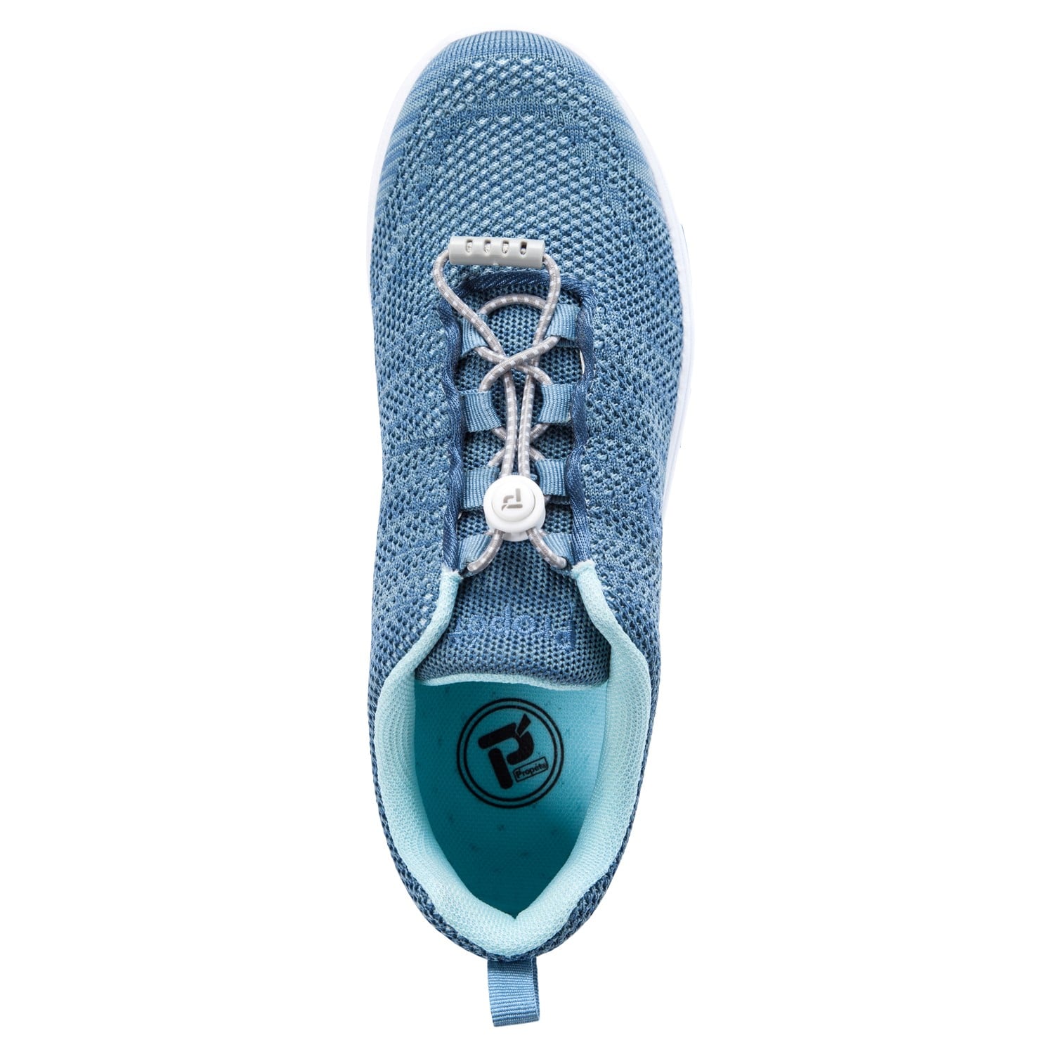 Propet TravelWalker Evo Womens Active Travel - Denim/Lt Blue - top view