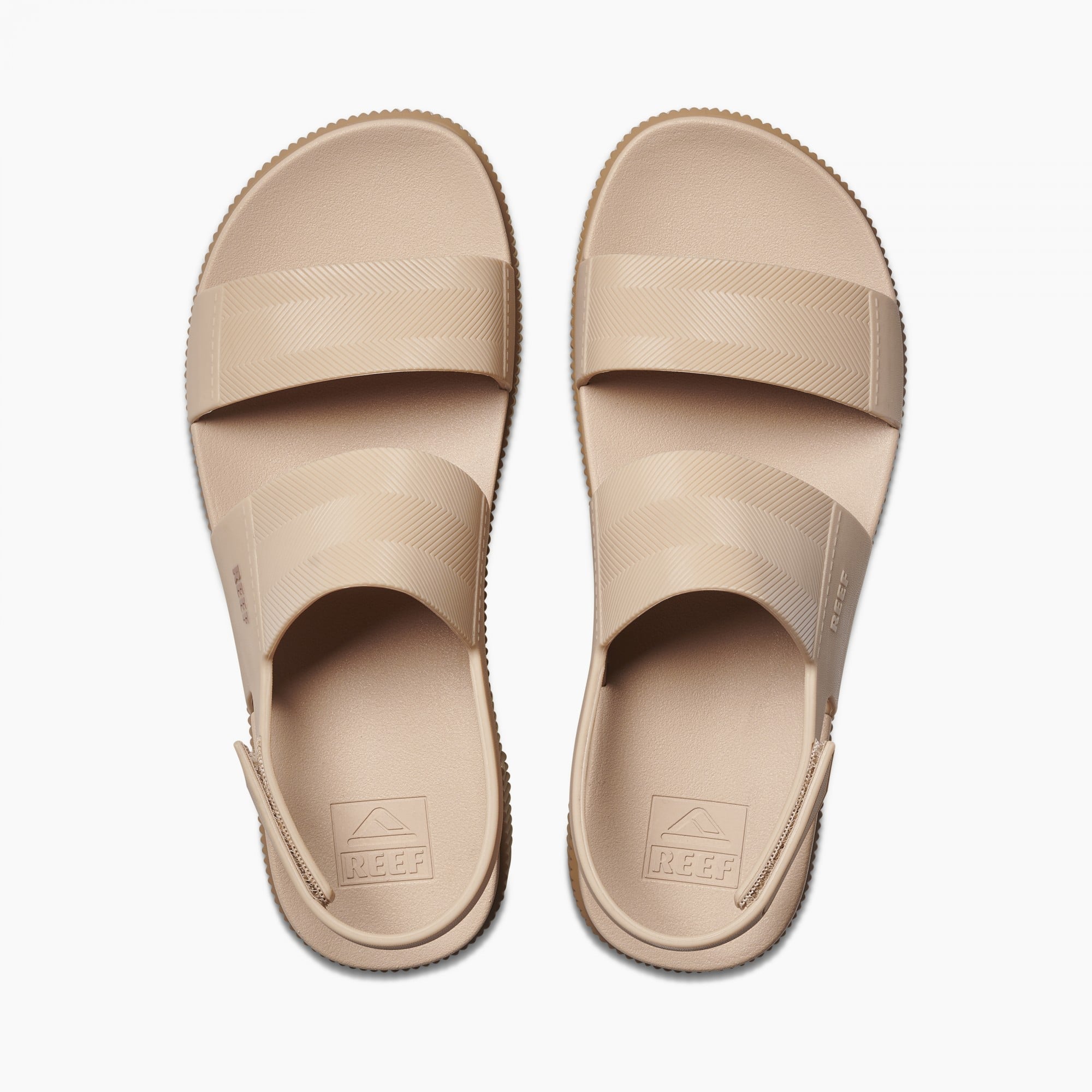 Reef Water Vista Higher Women\'s Platform Sandals - Sand Lime - Top