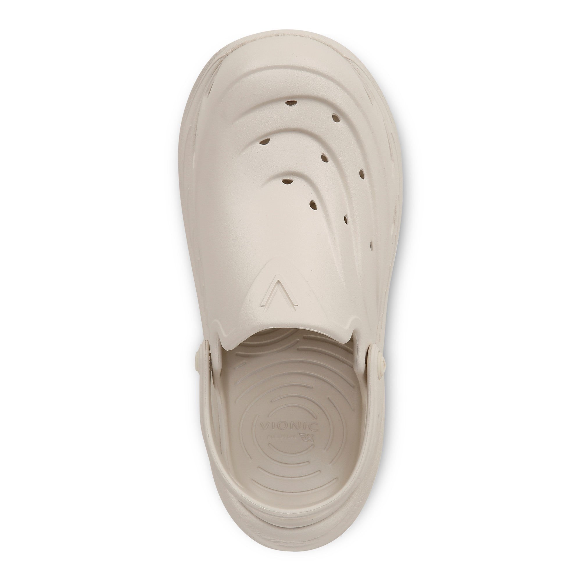 Vionic Wave RX Unisex Slip-on Supportive Cushioned Comfort Clog - Cream - Top