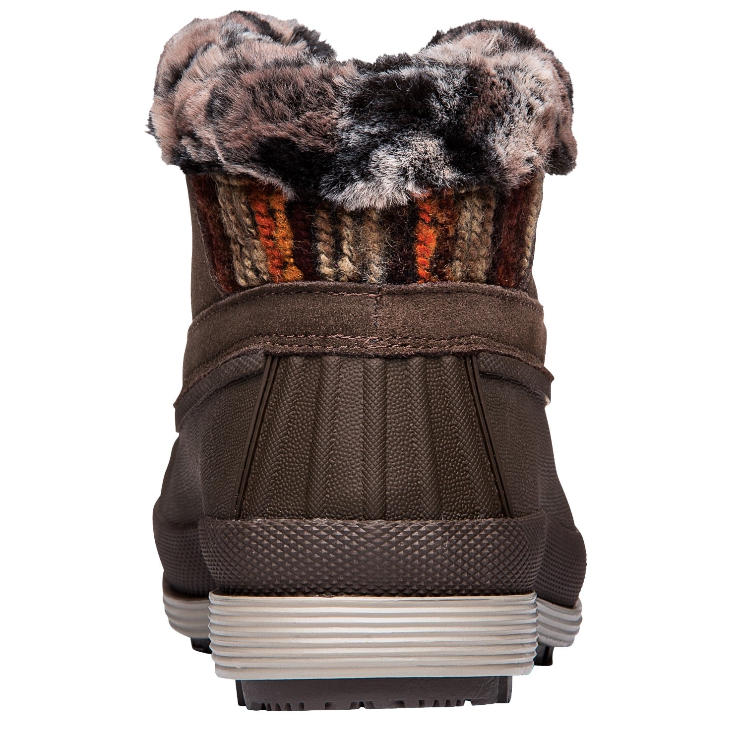 Propet Lumi Ankle Zip Womens Boots - Brown - back view