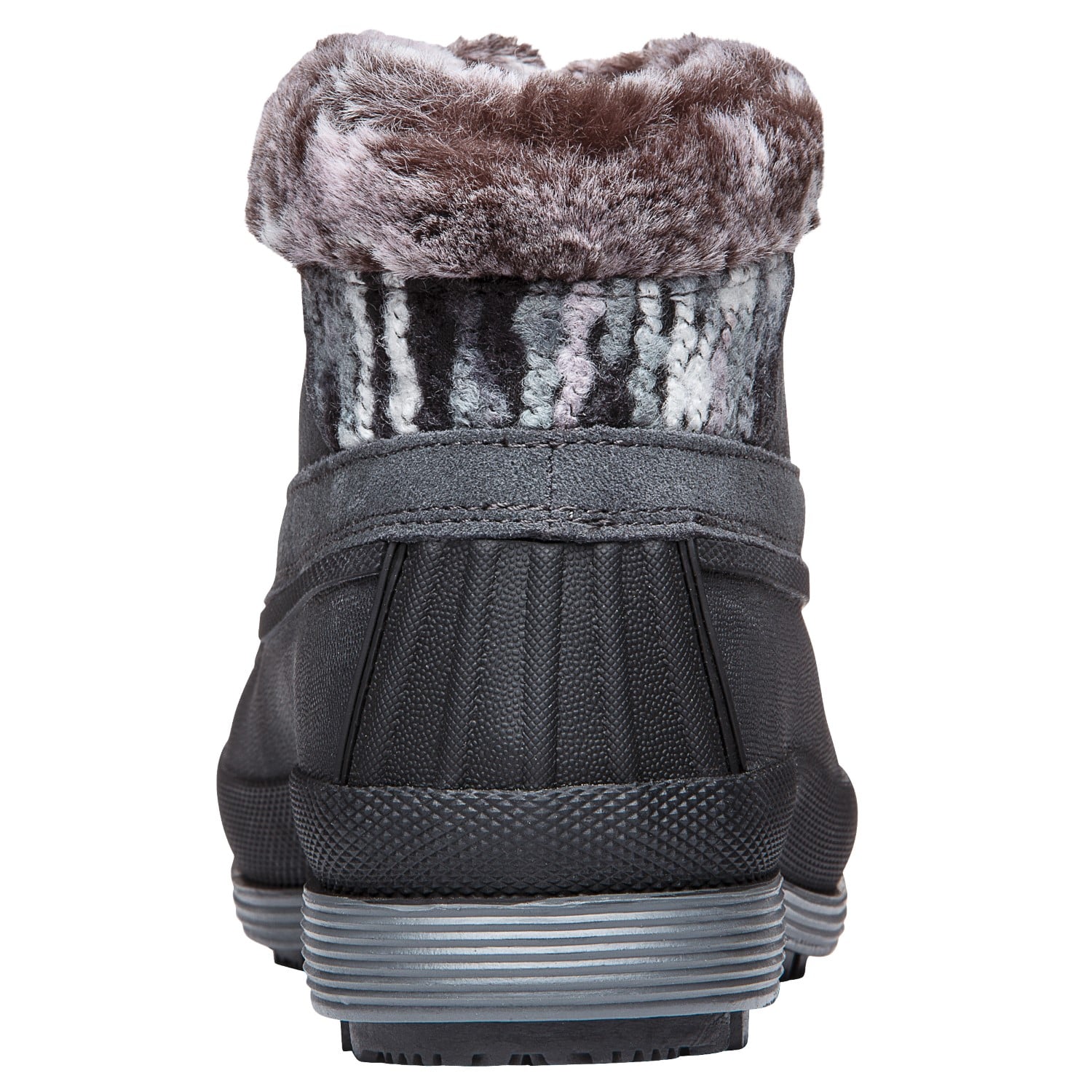 Propet Lumi Ankle Zip Womens Boots - Grey - back view