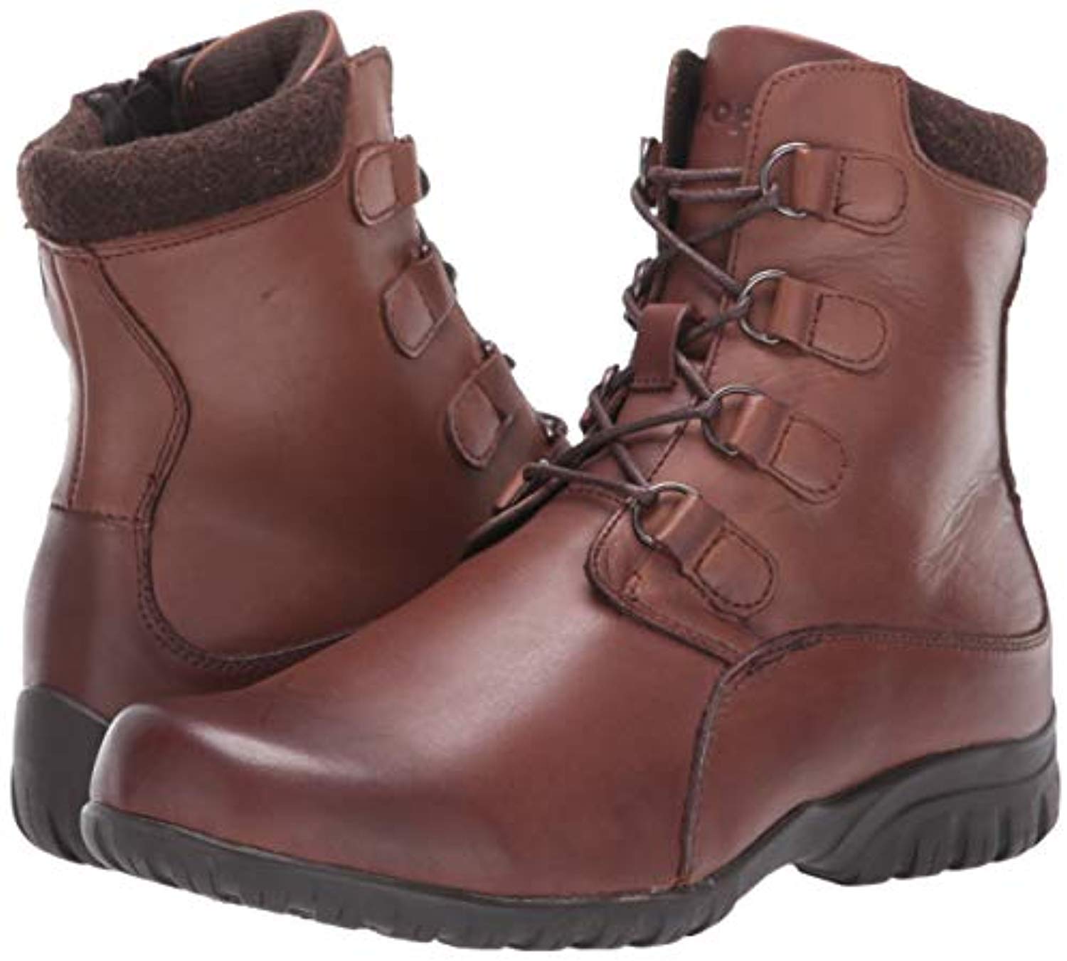 Propet Delaney Tall Women's Side Zip Boots in Brown