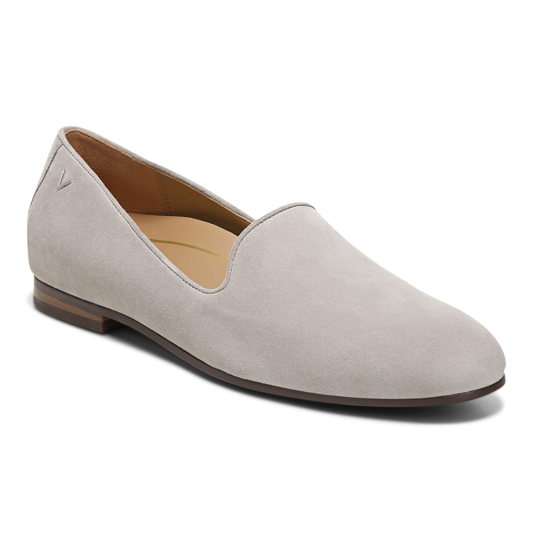 Vionic Willa Knit Women's Slip-On Casual Shoe in Dark Taupe Suede
