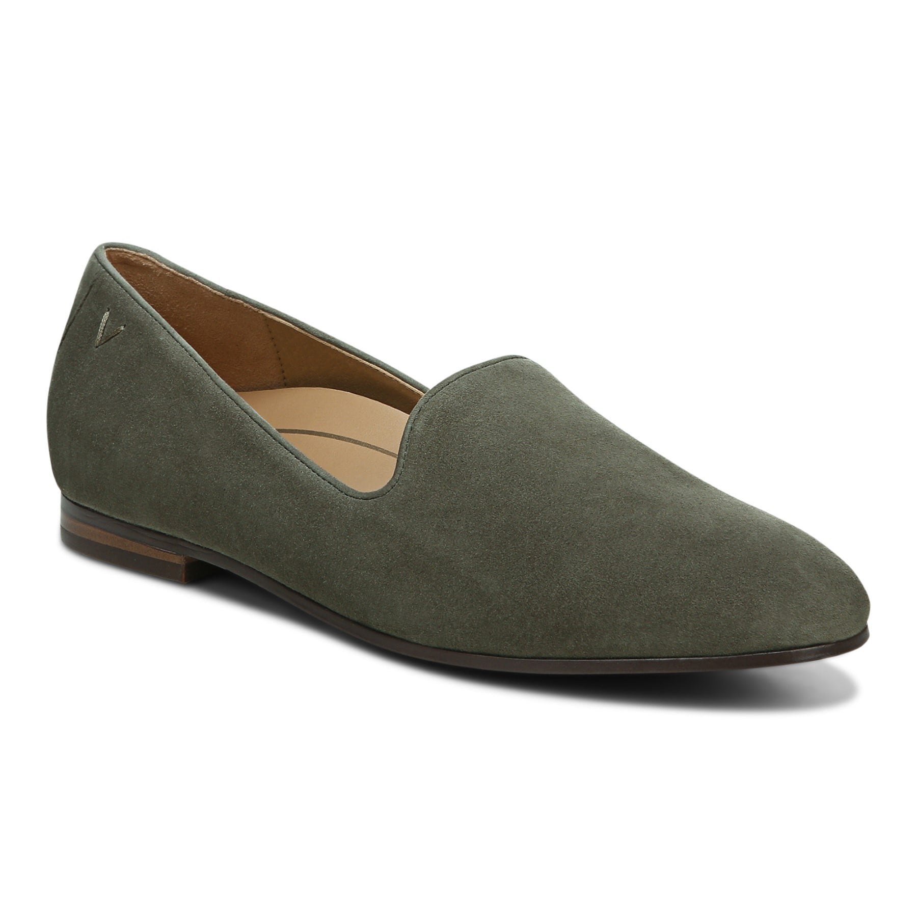 Vionic Willa Knit Women's Slip-On Casual Shoe in Olive Suede