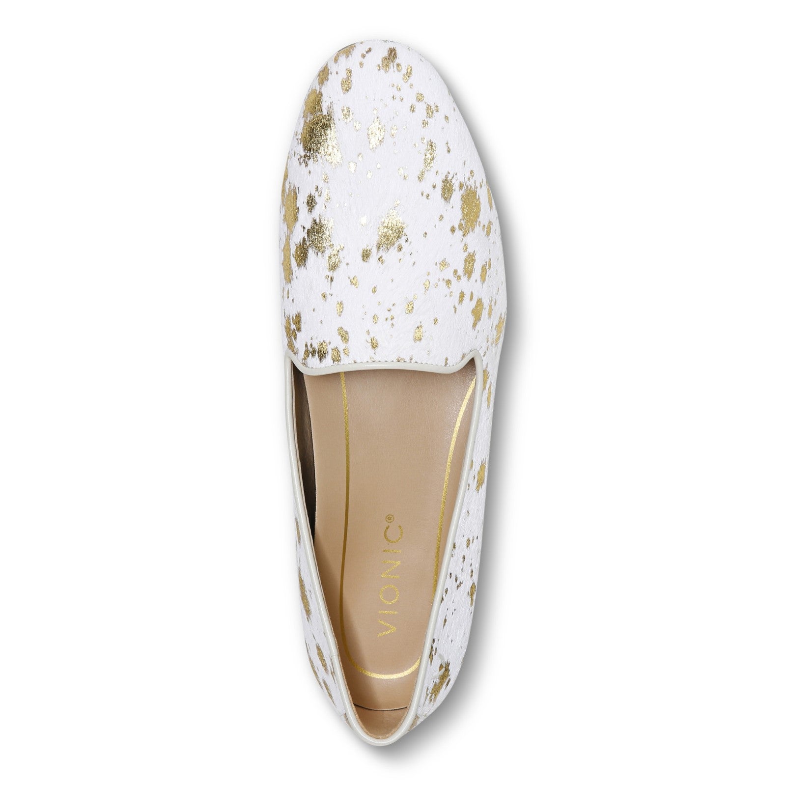 Vionic Willa Women's Slip-on Flat - Gold Mettallic - Top