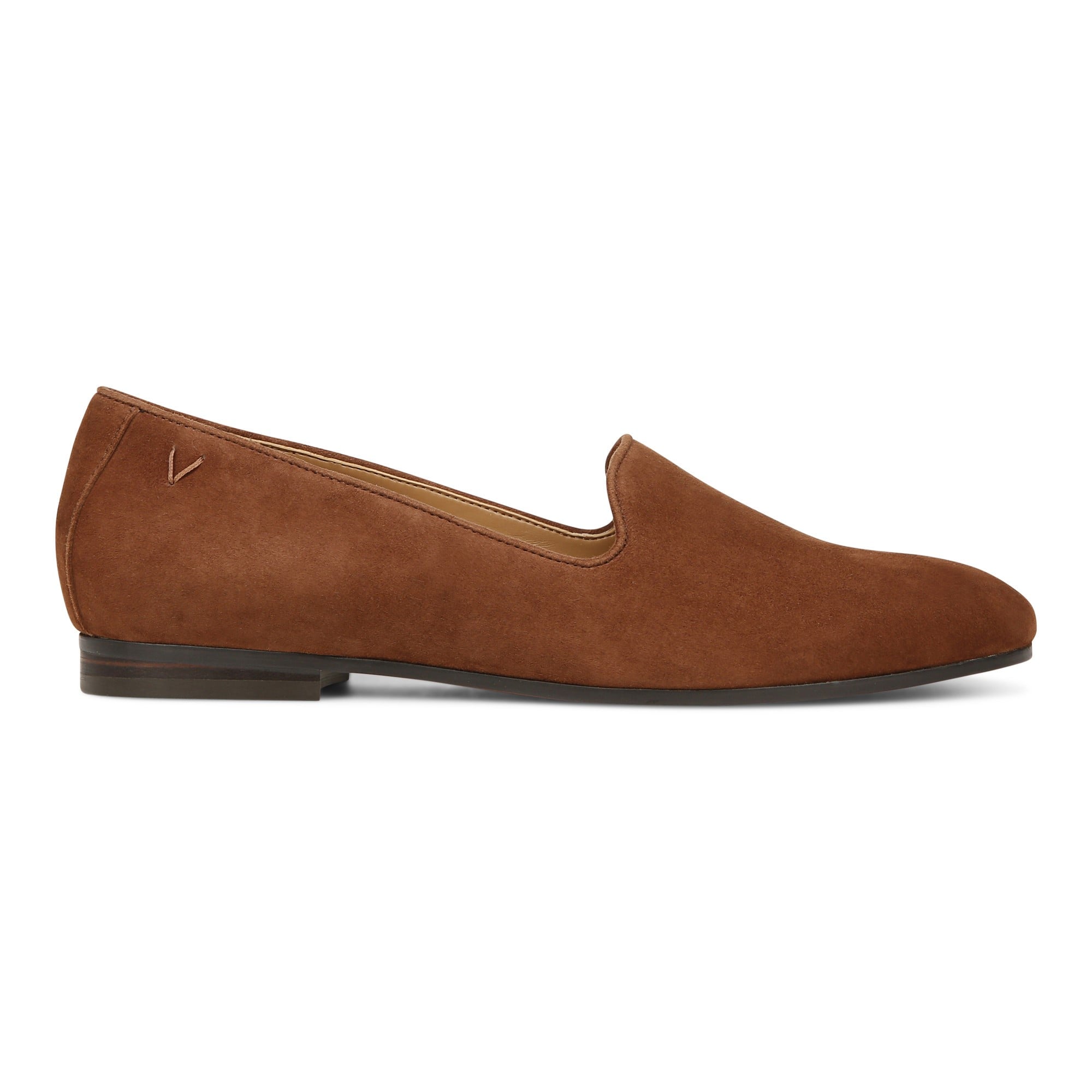 Vionic Willa Womens Sleek Leather Casual Slip On Moc - Monks Robe Suede - Right side