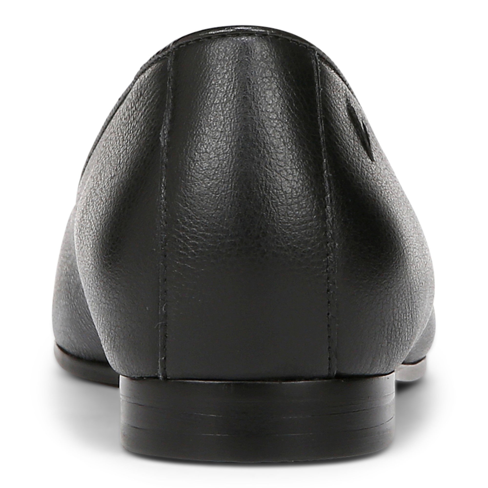 Vionic Willa II Women's Comfort Slip-on Flat - Black Leather - Back
