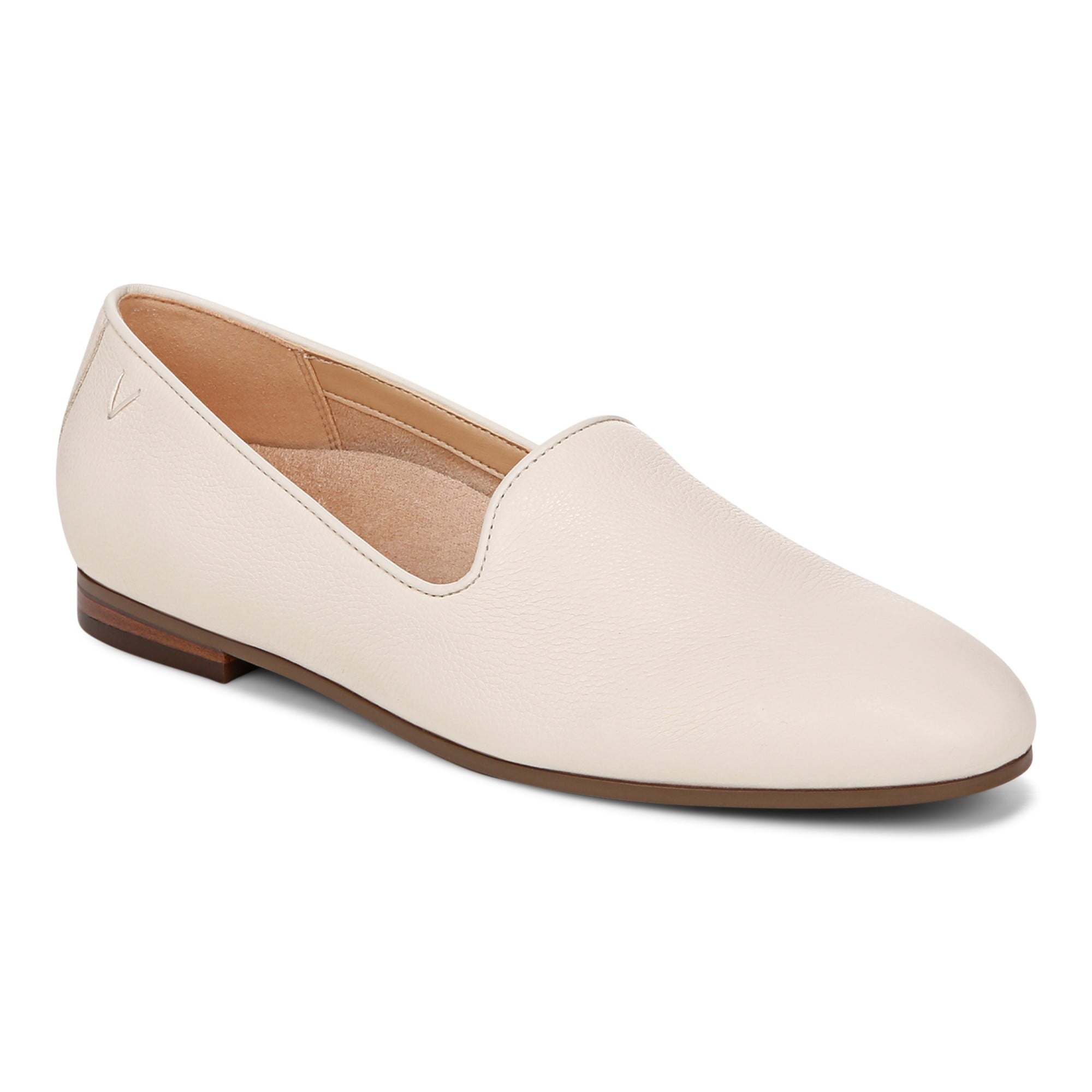 Vionic Willa II Women's Comfort Slip-on Flat - Cream - Angle main