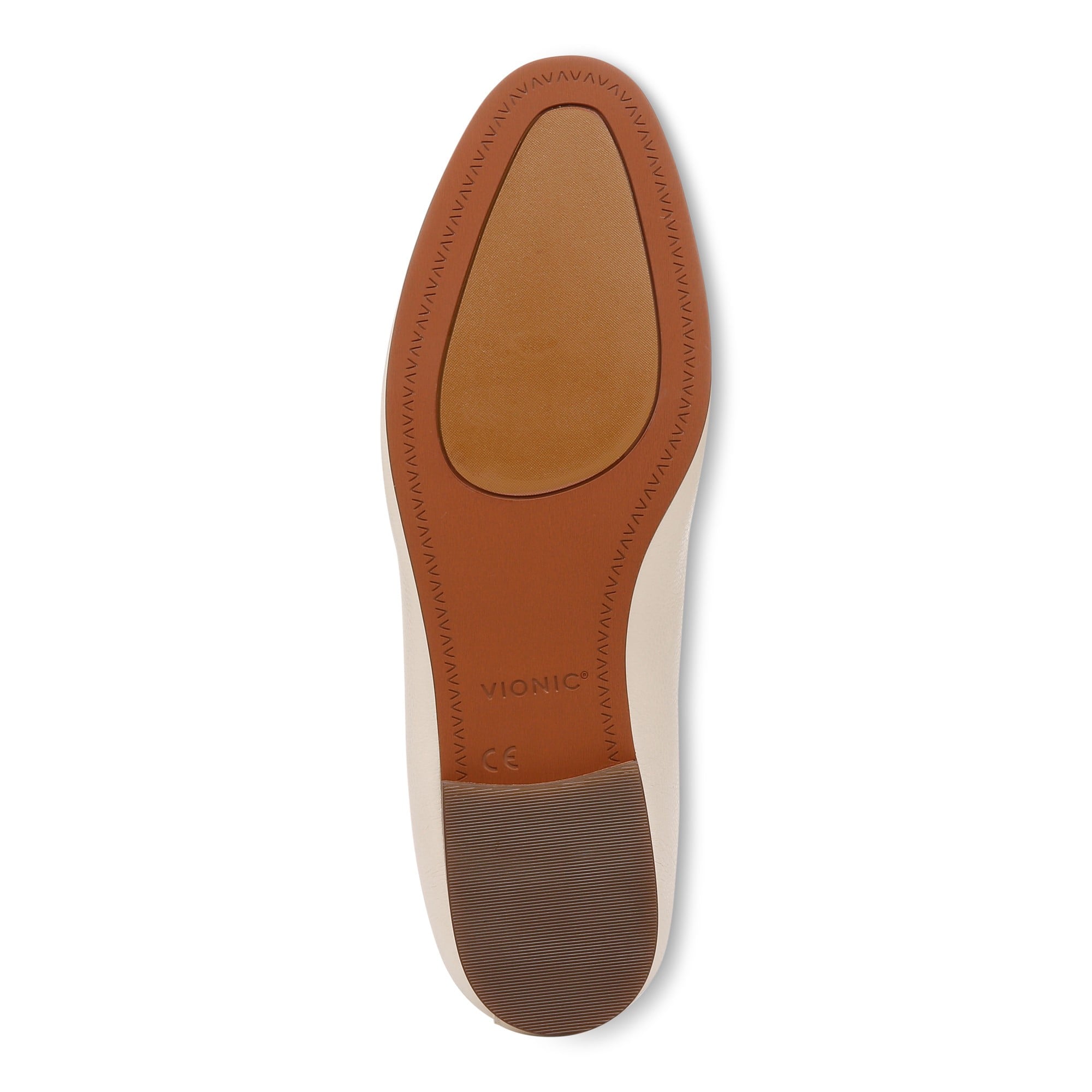 Vionic Willa II Women's Comfort Slip-on Flat - Cream - Bottom