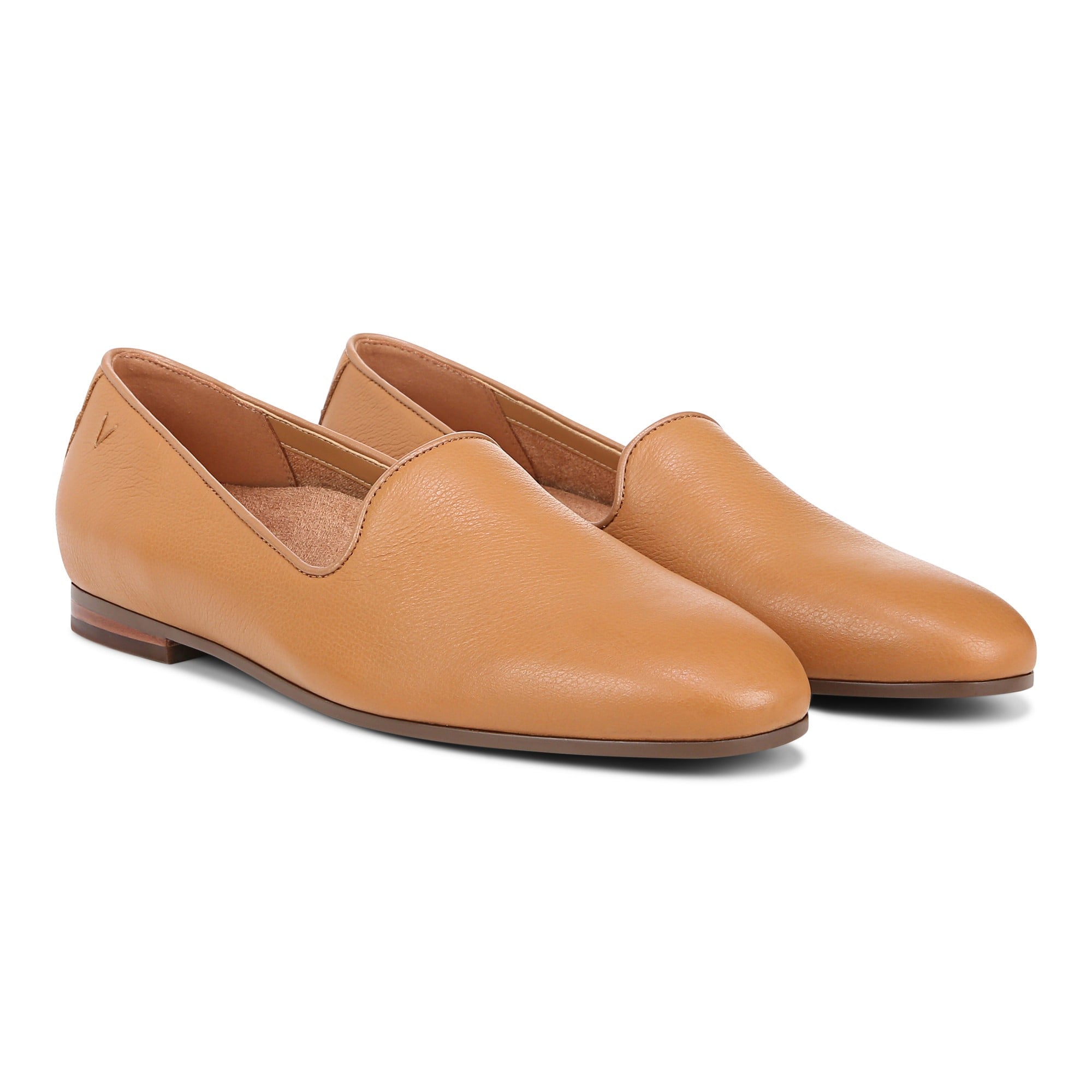 Vionic Willa II Women's Comfort Slip-on Flat - Camel - Pair