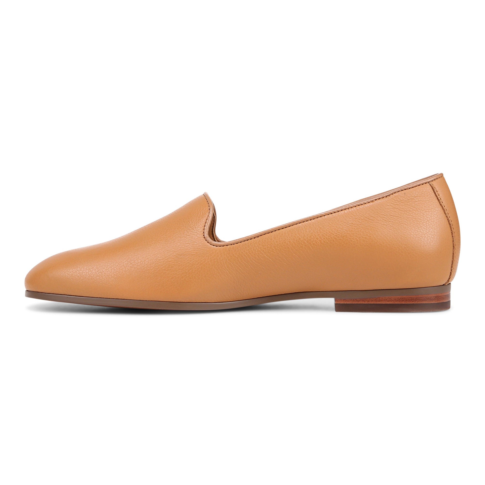 Vionic Willa II Women's Comfort Slip-on Flat - Camel - Left Side