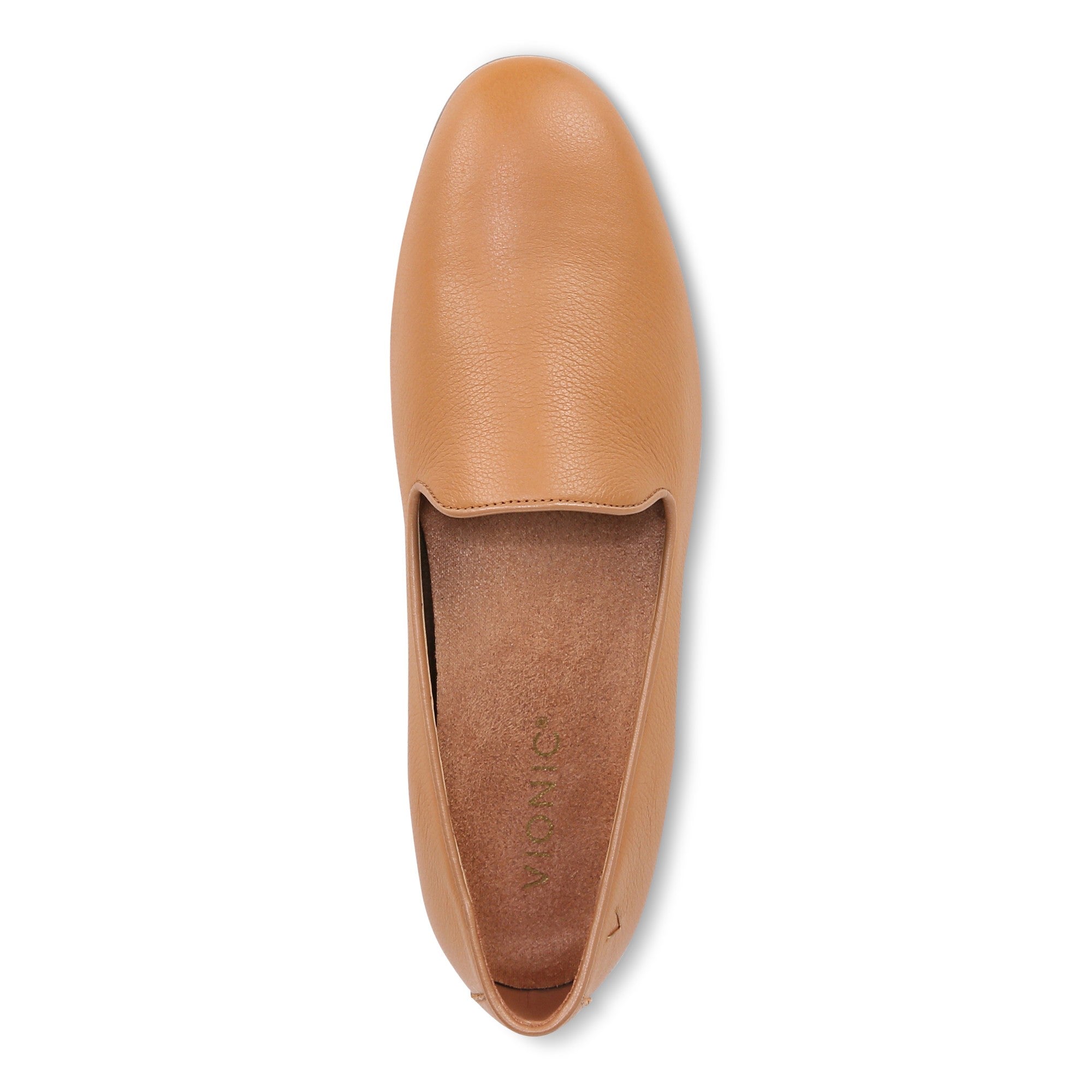 Vionic Willa II Women's Comfort Slip-on Flat - Camel - Top