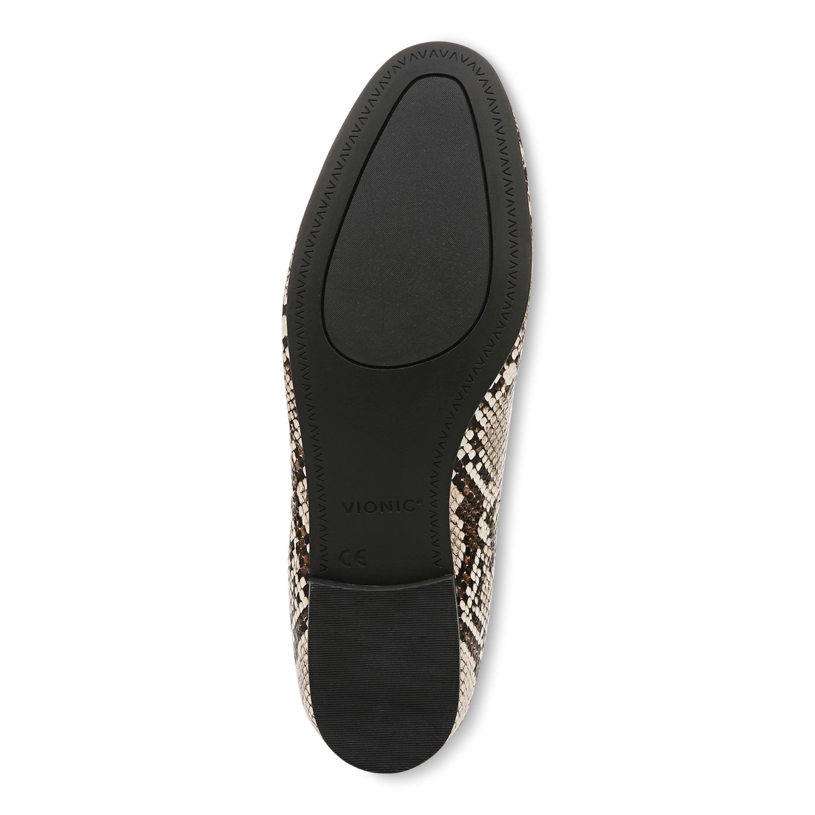 Vionic Willa II Women's Comfort Slip-on Flat - Ivory Multi - Bottom