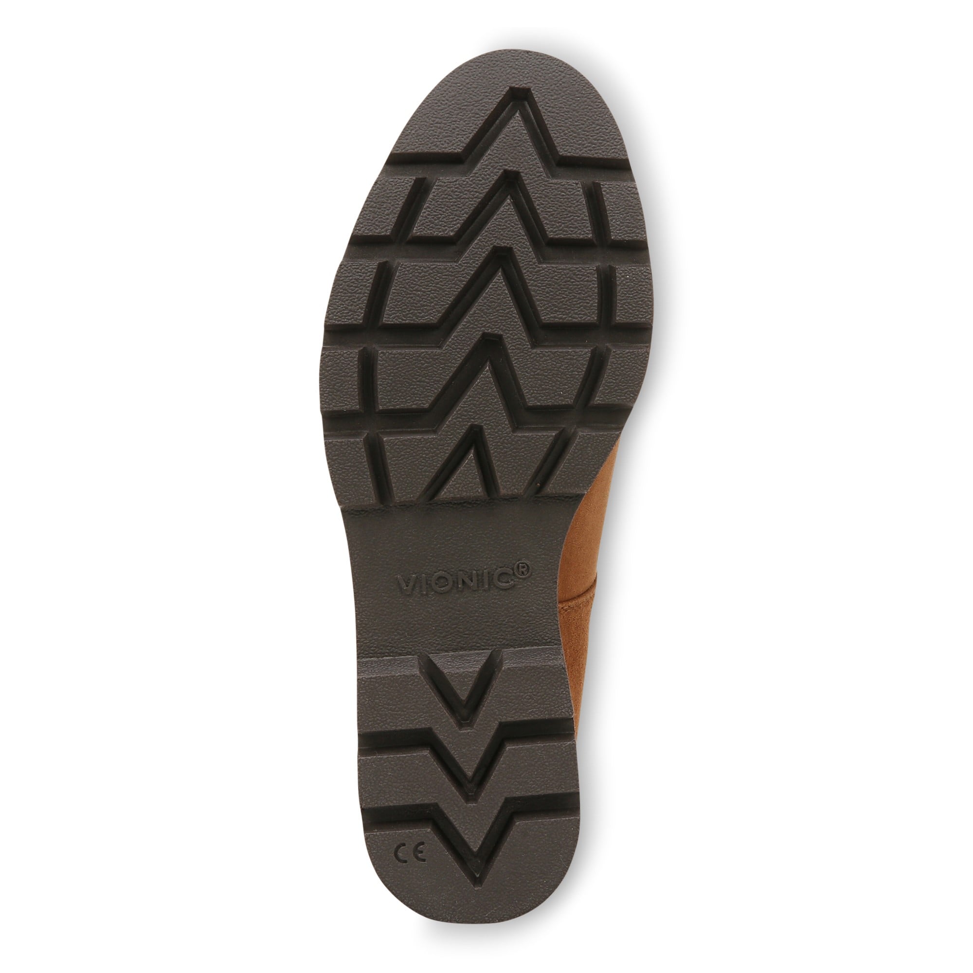 Vionic Willa Wedge Womens Slip On/Loafer/Moc Wedge - Toffee Sde - Bottom