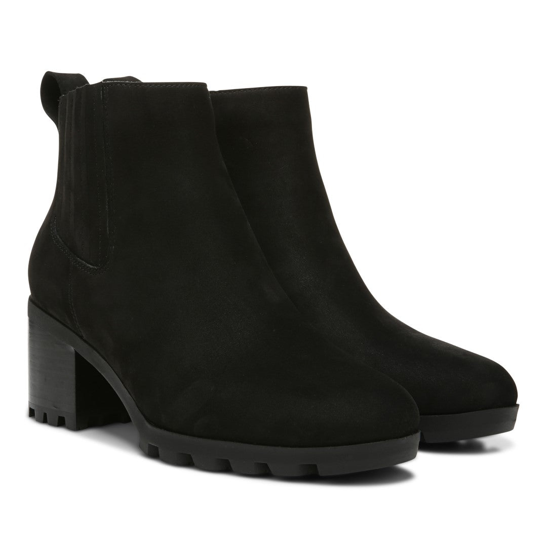 Vionic Wilma Womens Ankle/Bootie Shrtboot - Black Wp Nubuck - Pair