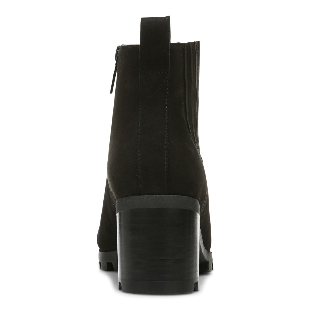 Vionic Wilma Womens Ankle/Bootie Shrtboot - Black Wp Nubuck - Back
