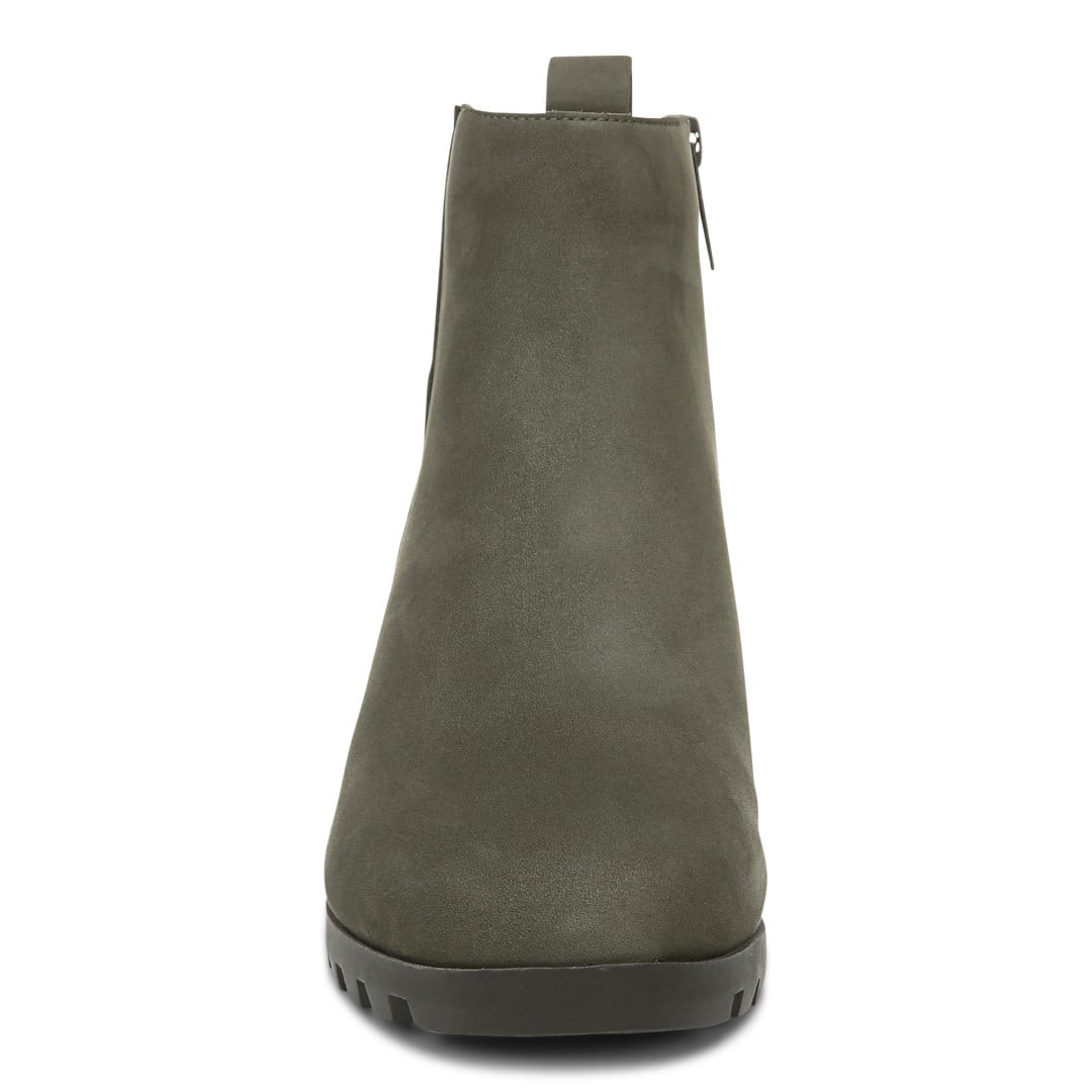 Vionic Wilma Womens Ankle/Bootie Shrtboot - Olive Wp Nubuck - Front
