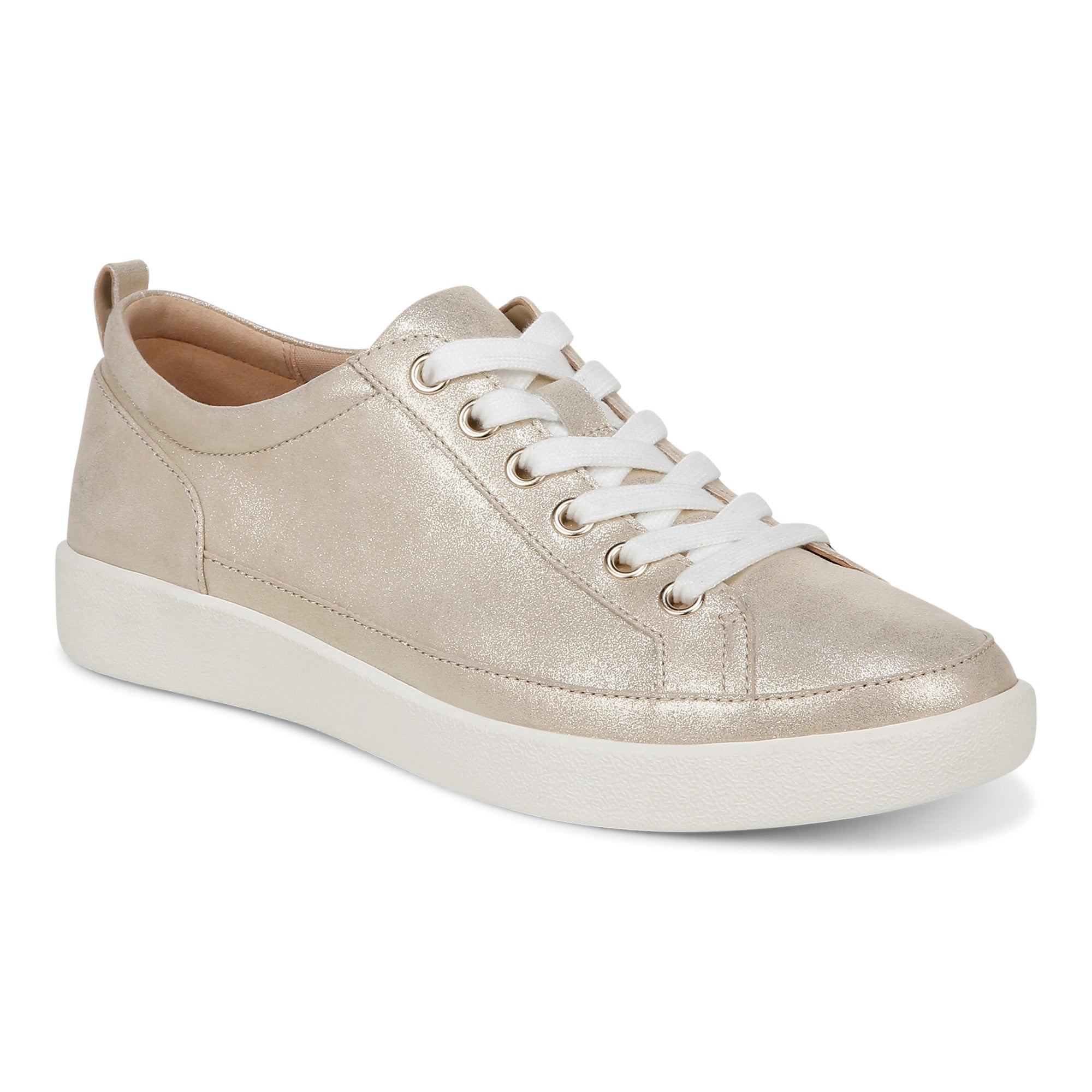 Vionic Winny Women's Casual Sneaker in Gold Metallic