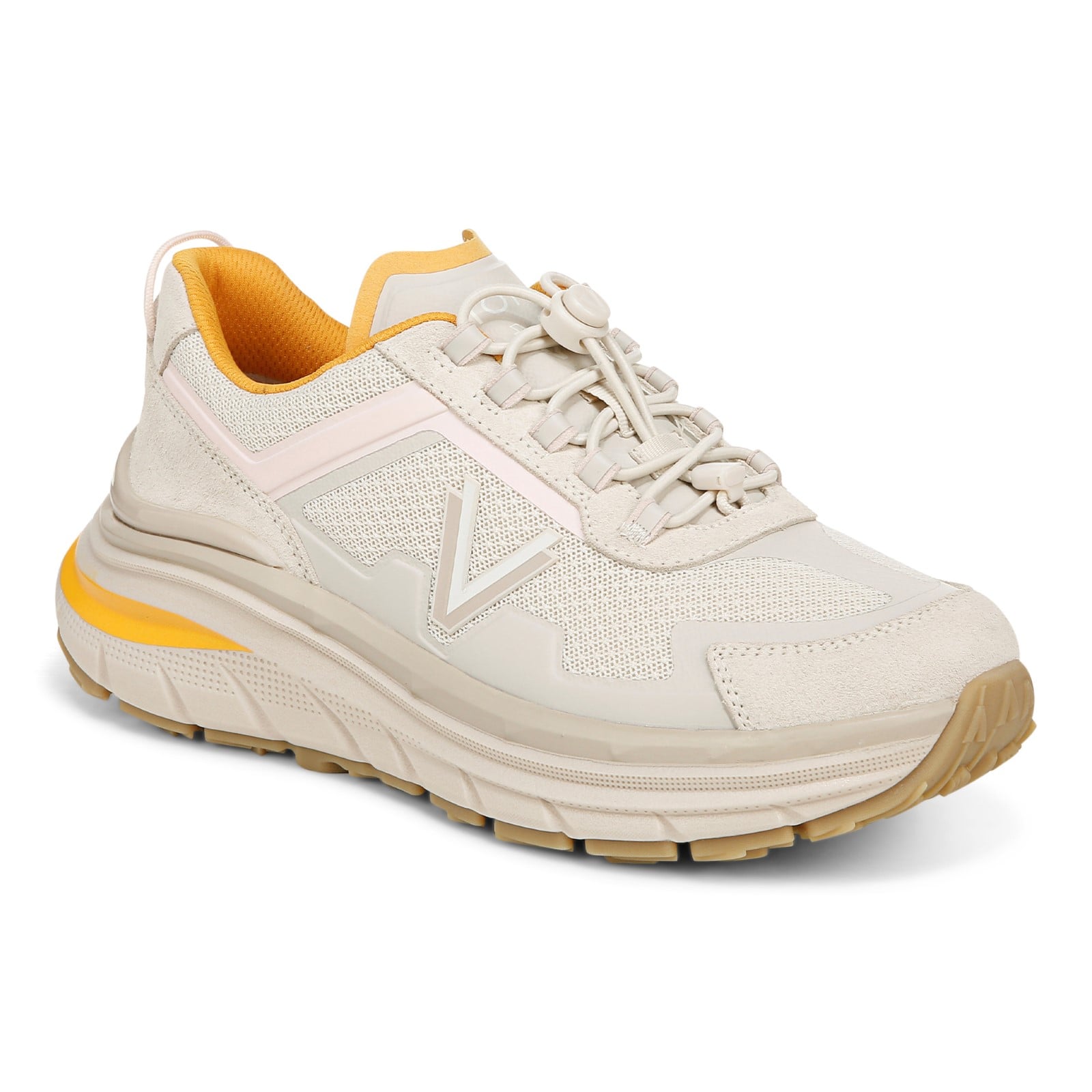 Vionic Walk Max Sierra Women's Oxford/Lace Up Sneaker in Cream