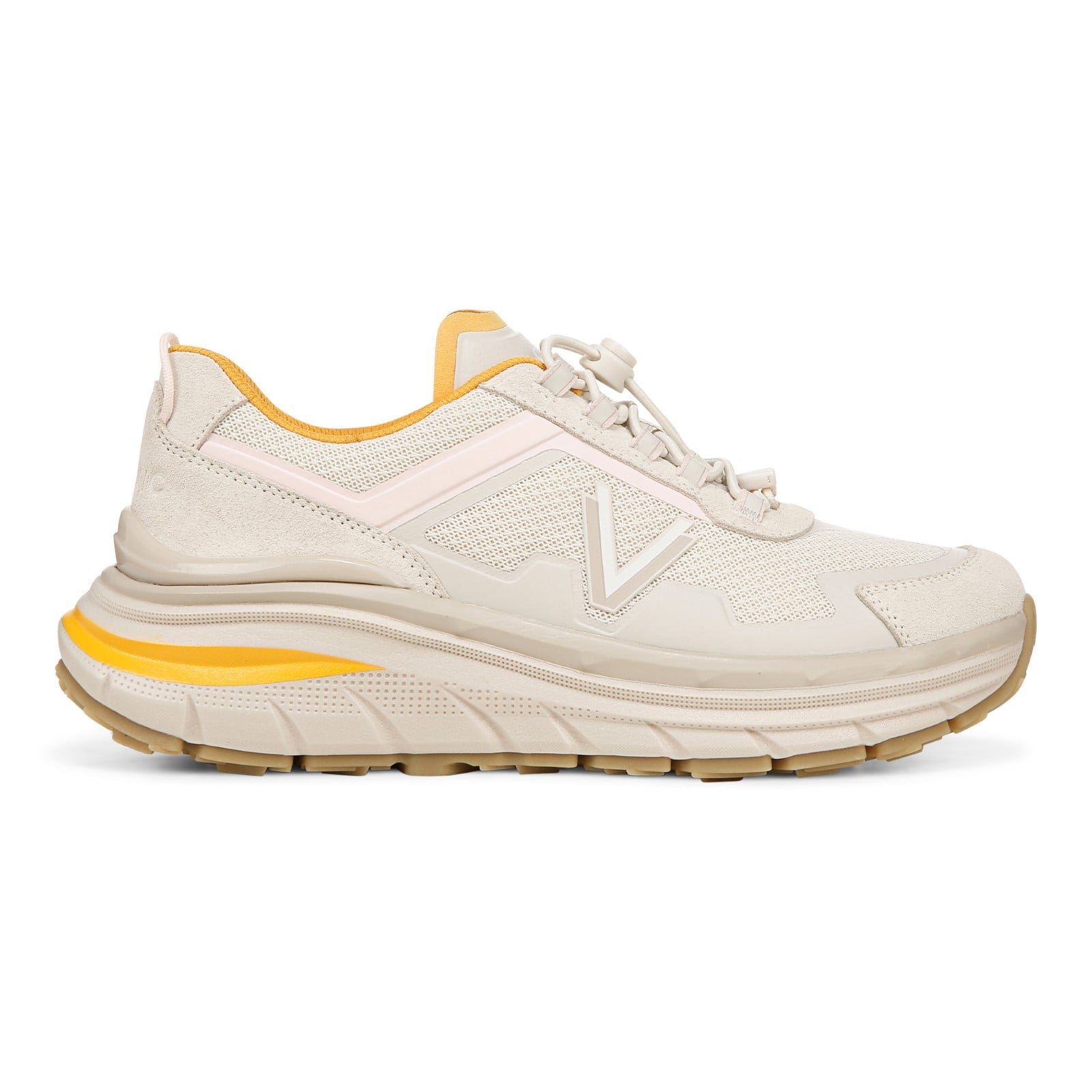 Vionic Walk Max Sie womens Oxford/Lace Up Sneaker - Cream - Right side